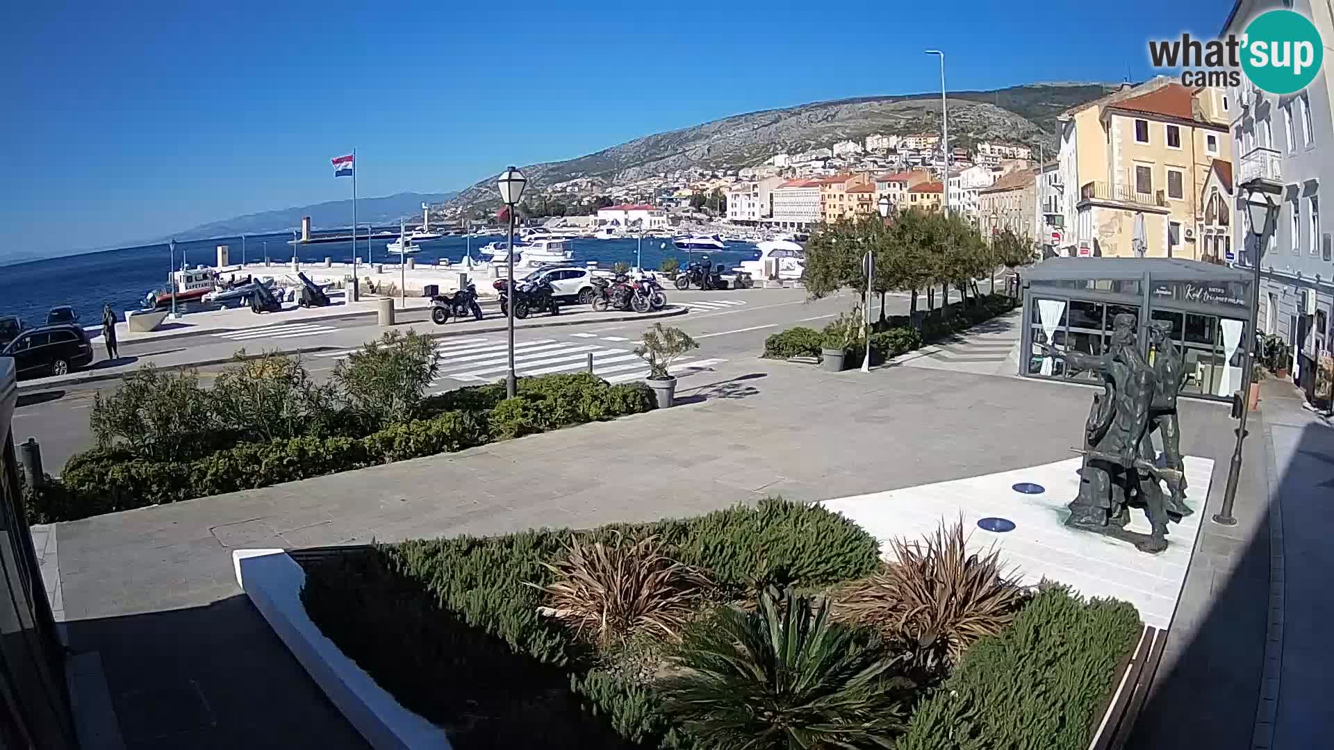 Live-Webcam Senj Riva – direkt am Meer – Kroatien