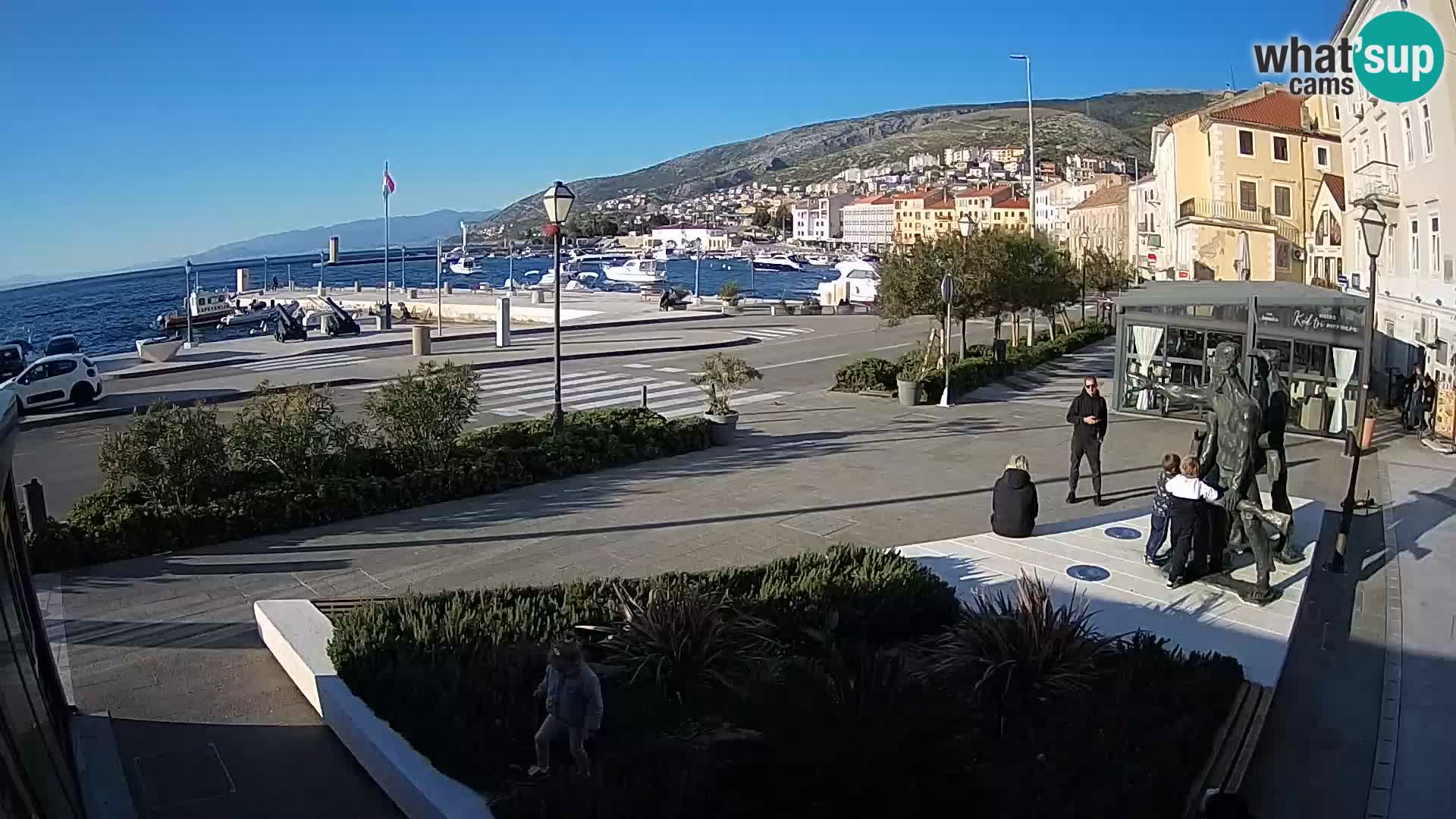 Live-Webcam Senj Riva – direkt am Meer – Kroatien