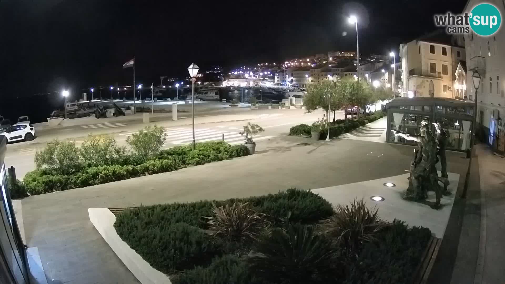 Live-Webcam Senj Riva – direkt am Meer – Kroatien