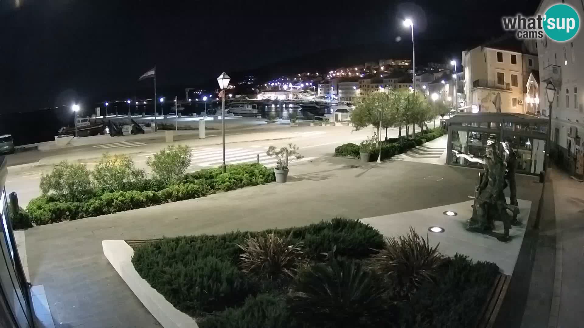 Spletna kamera v živo Senj riva – Hrvaška
