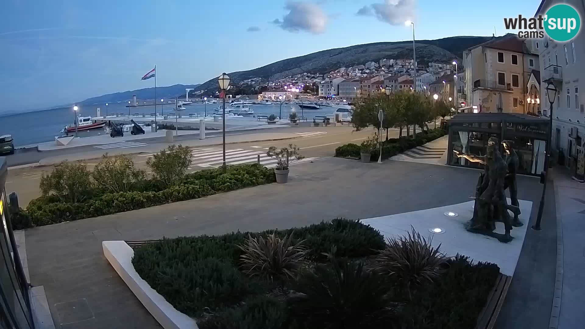 Spletna kamera v živo Senj riva – Hrvaška
