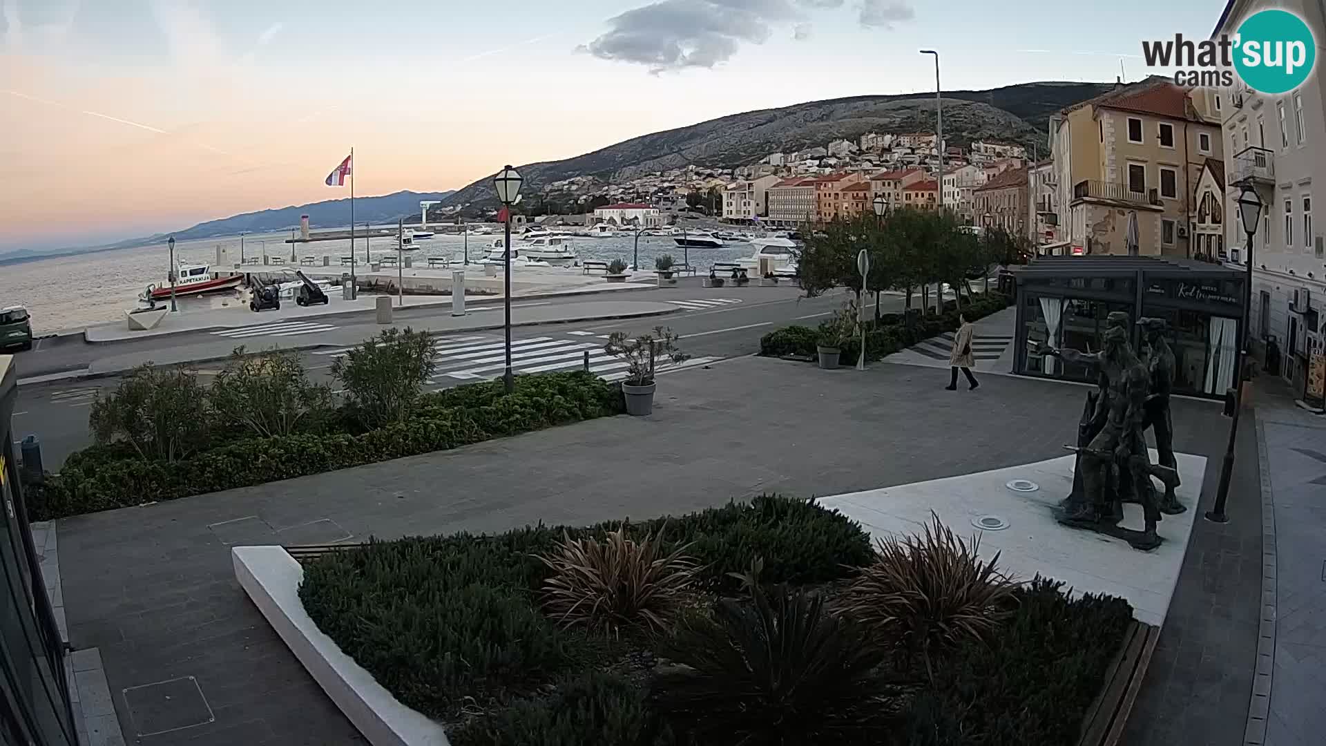 Spletna kamera v živo Senj riva – Hrvaška