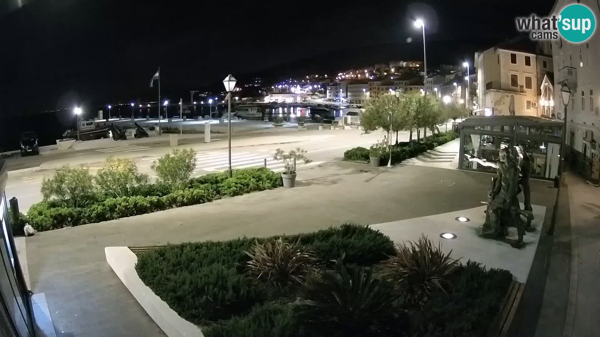 Live webcam Senj riva – fronte mare
