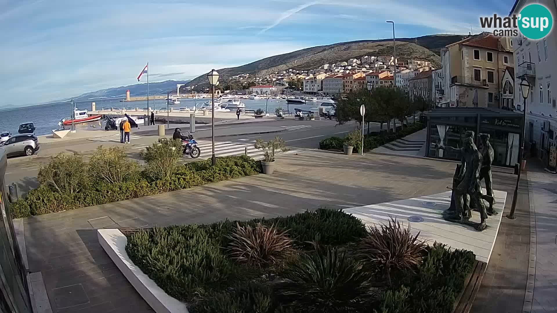 Live-Webcam Senj Riva – direkt am Meer – Kroatien