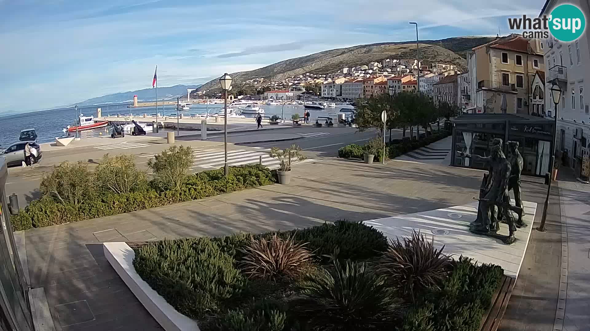 Live webcam Senj riva – seafront – Croatia
