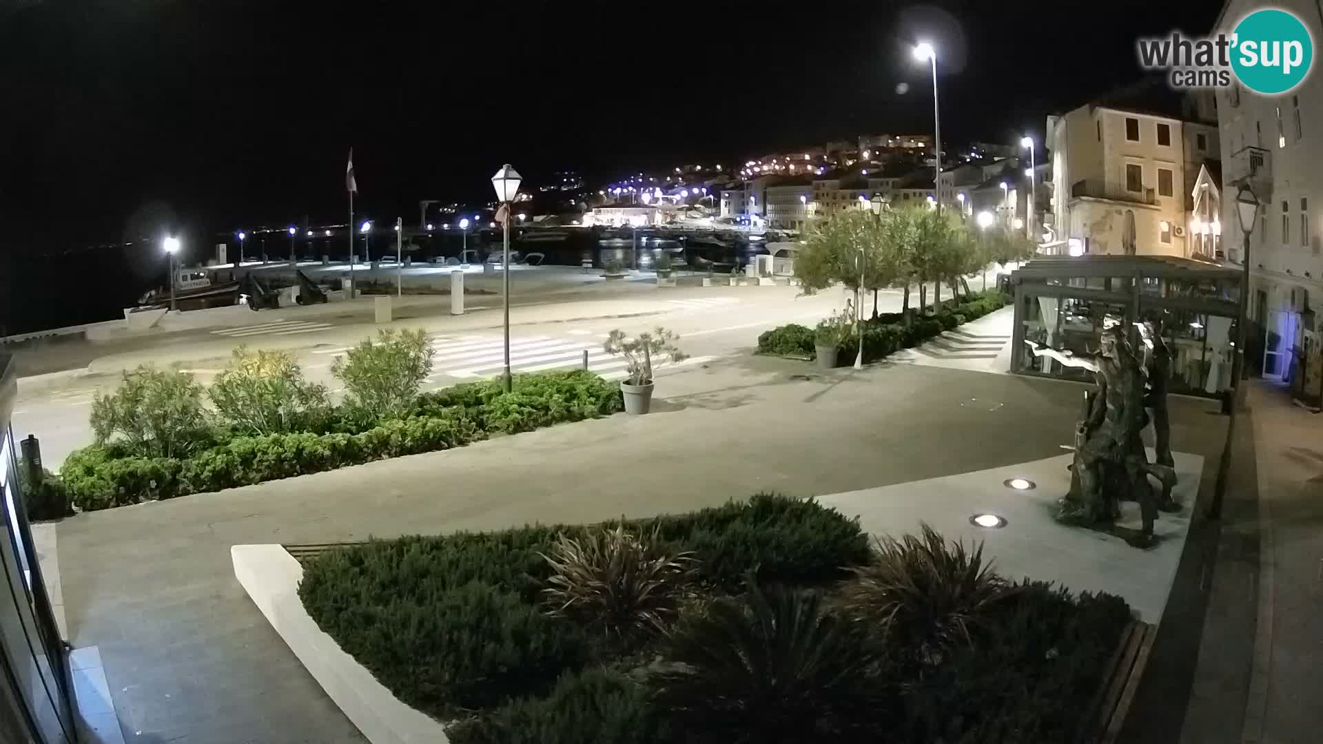 Live-Webcam Senj Riva – direkt am Meer – Kroatien