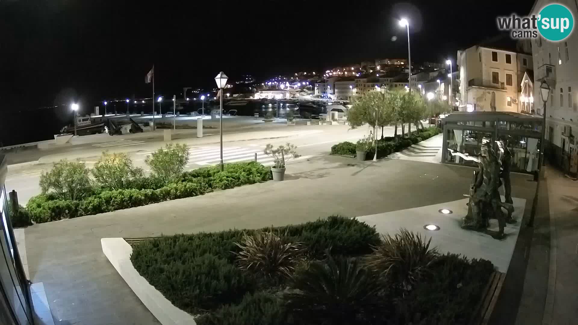 Live-Webcam Senj Riva – direkt am Meer – Kroatien