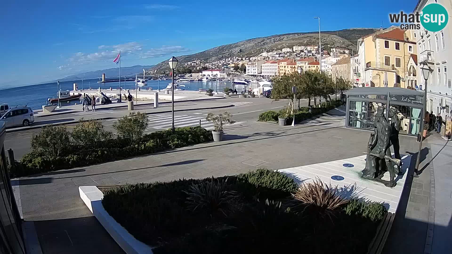 Spletna kamera v živo Senj riva – Hrvaška