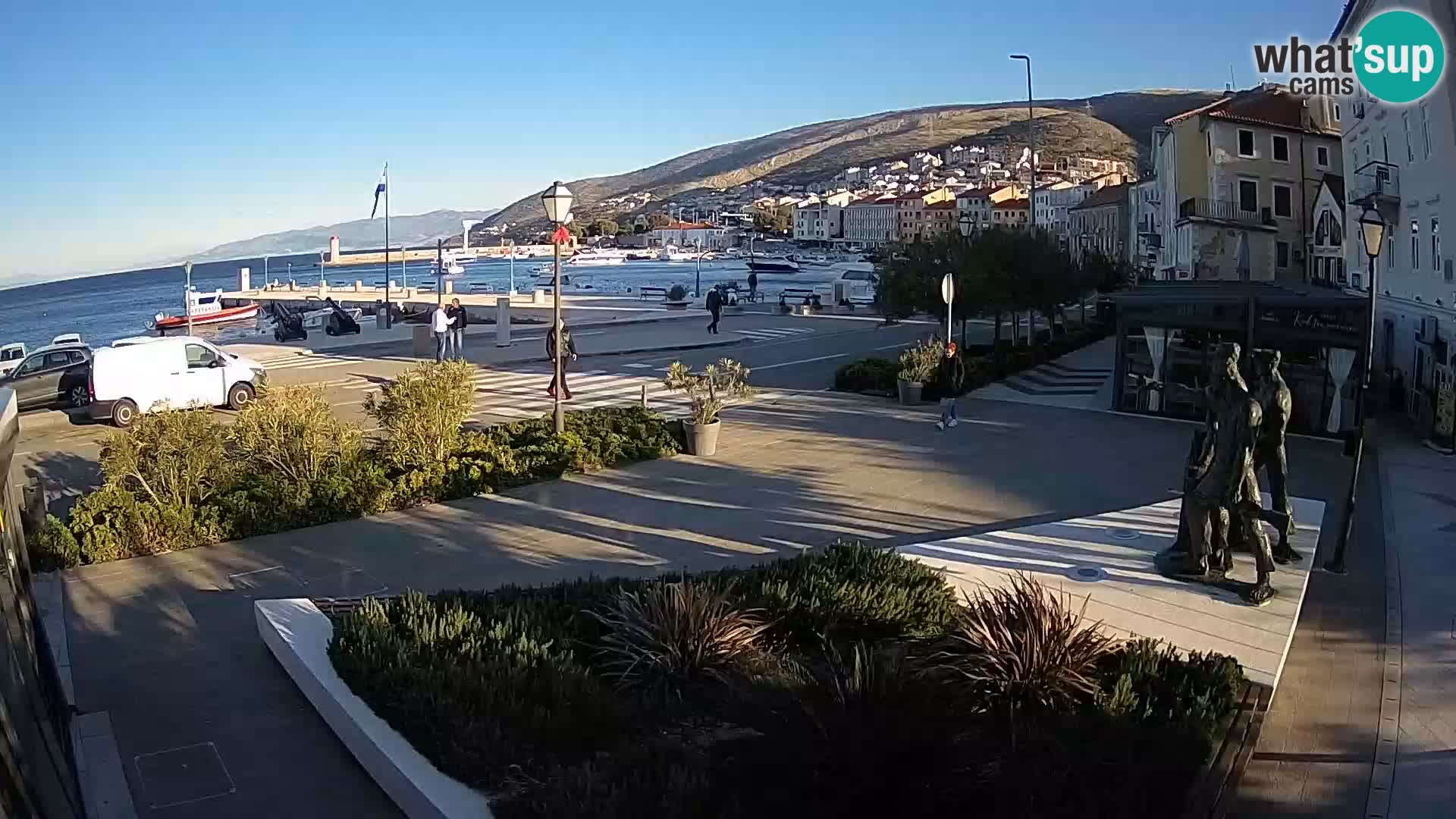 Spletna kamera v živo Senj riva – Hrvaška