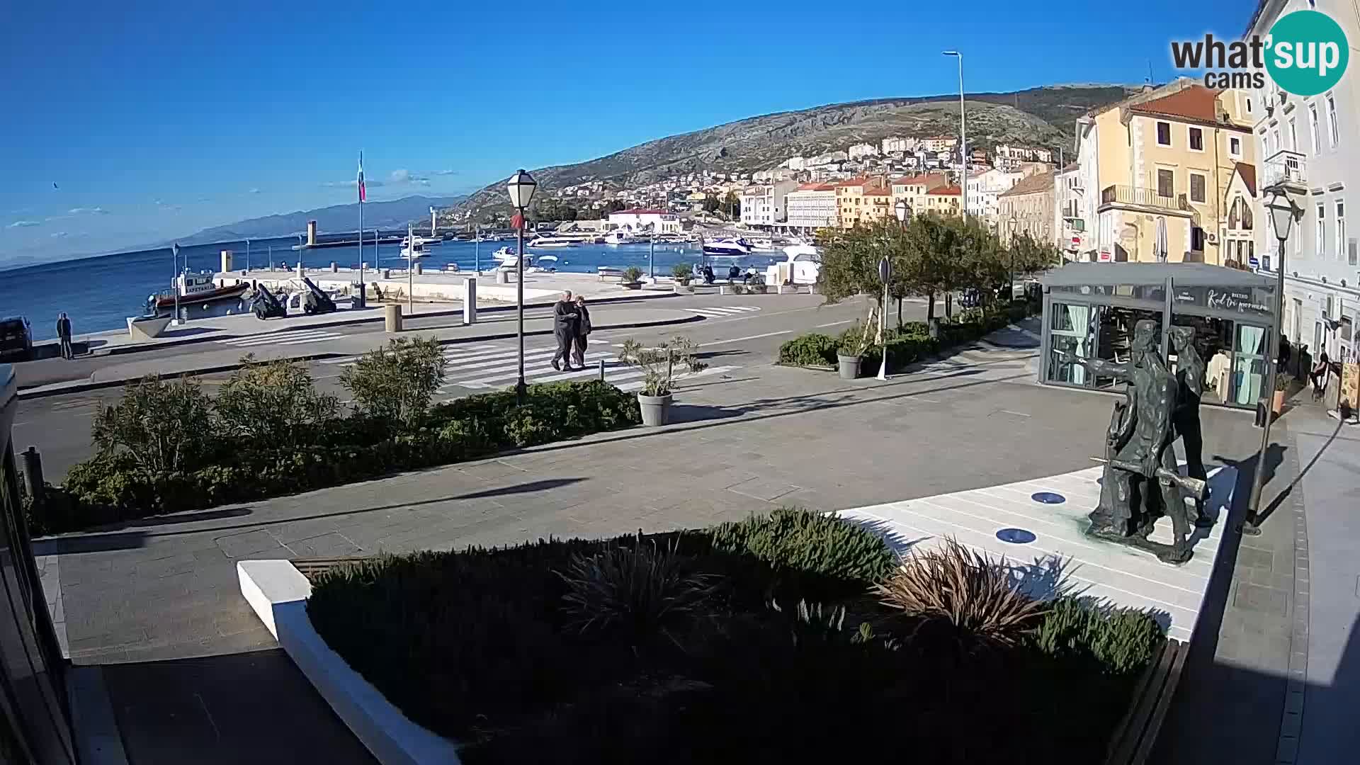 Spletna kamera v živo Senj riva – Hrvaška