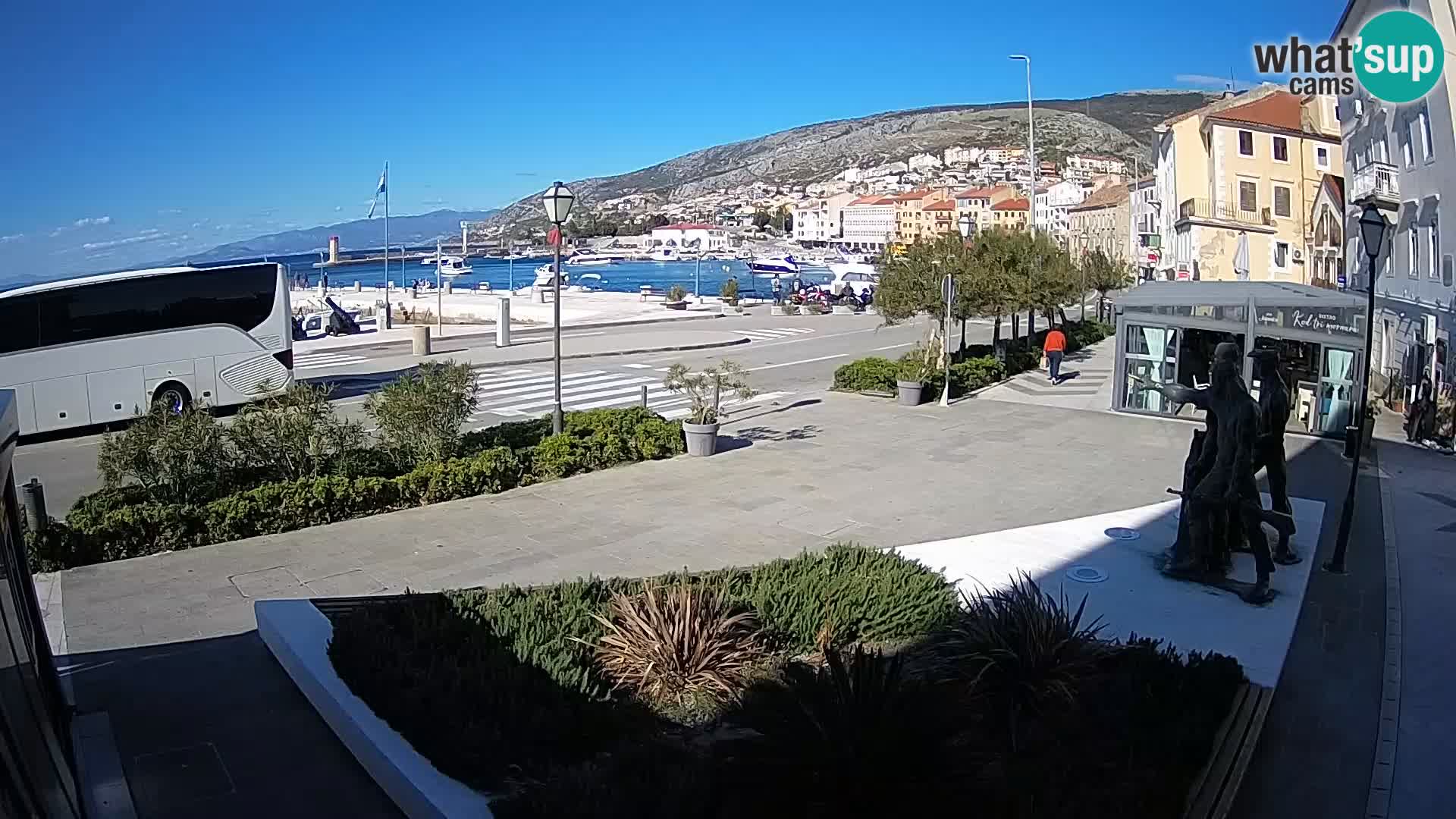 Spletna kamera v živo Senj riva – Hrvaška