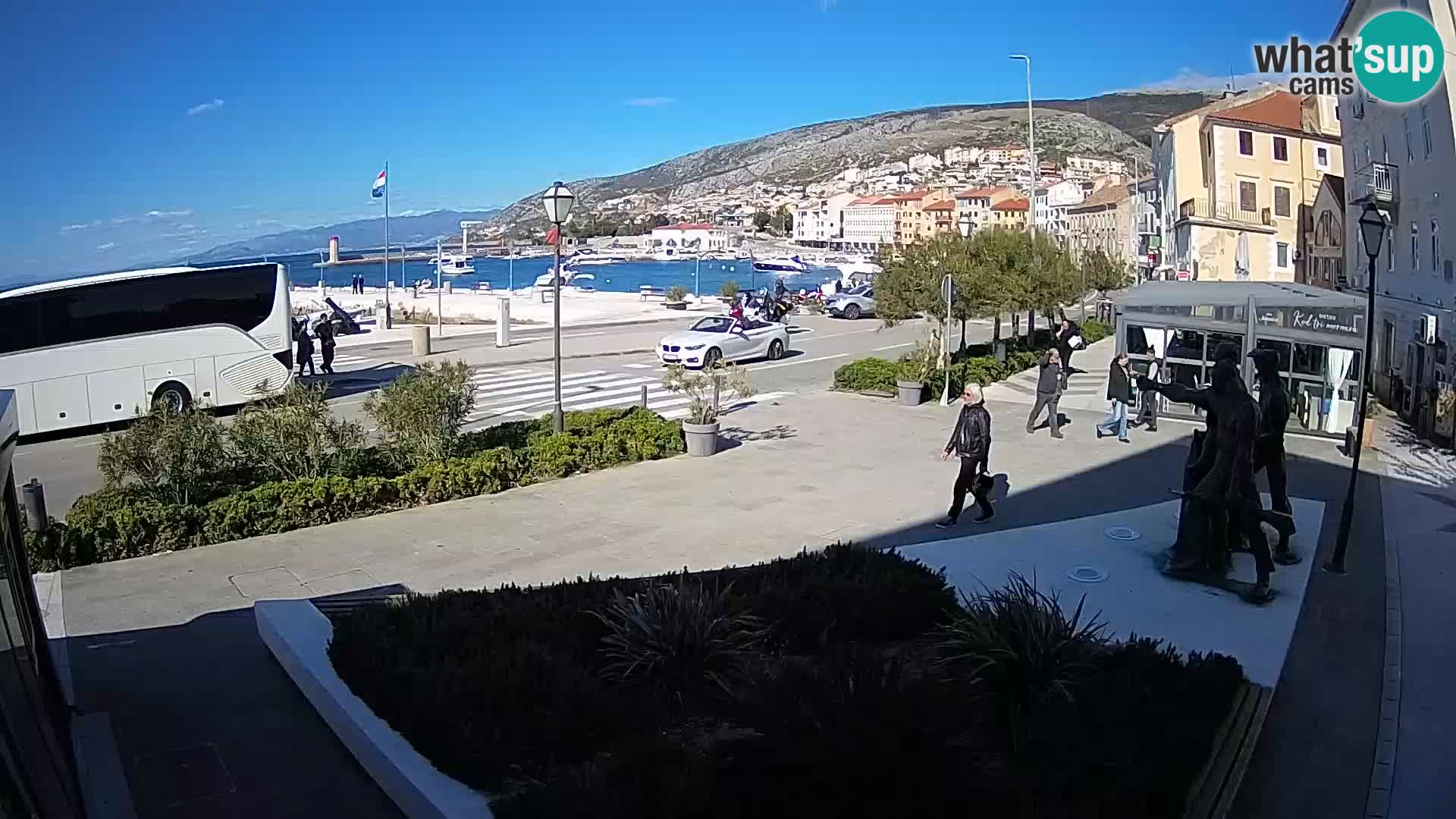 Live-Webcam Senj Riva – direkt am Meer – Kroatien