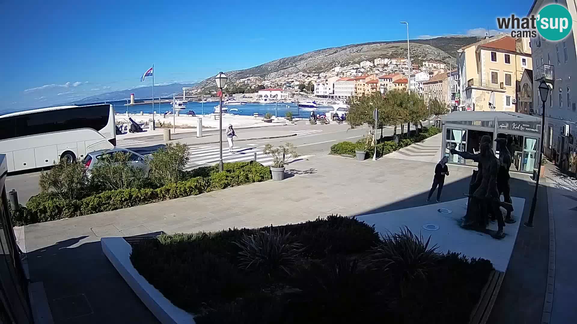 Live webcam Senj riva – fronte mare