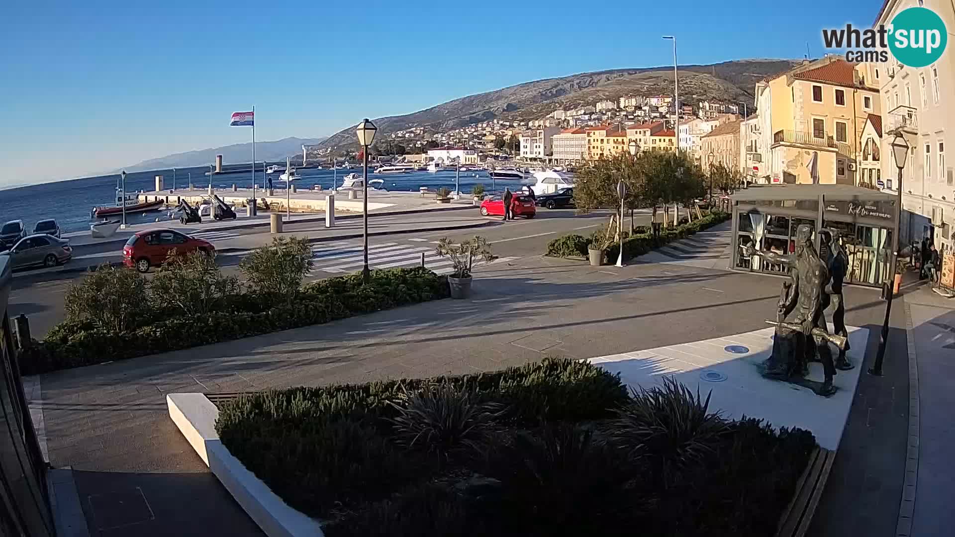 Live webcam Senj riva – fronte mare