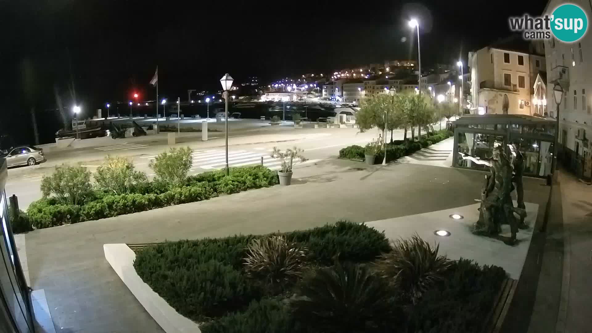Live webcam Senj riva – fronte mare