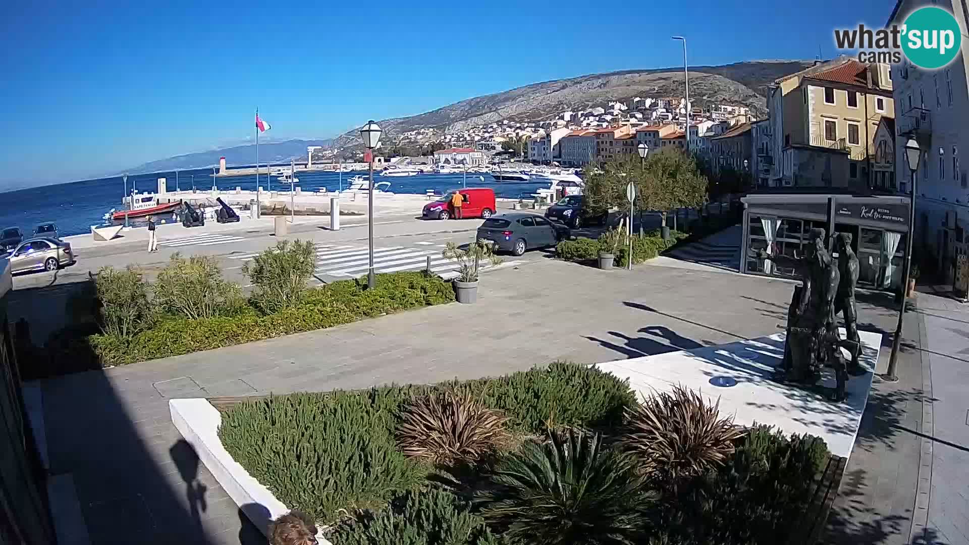 Live webcam Senj riva – seafront – Croatia