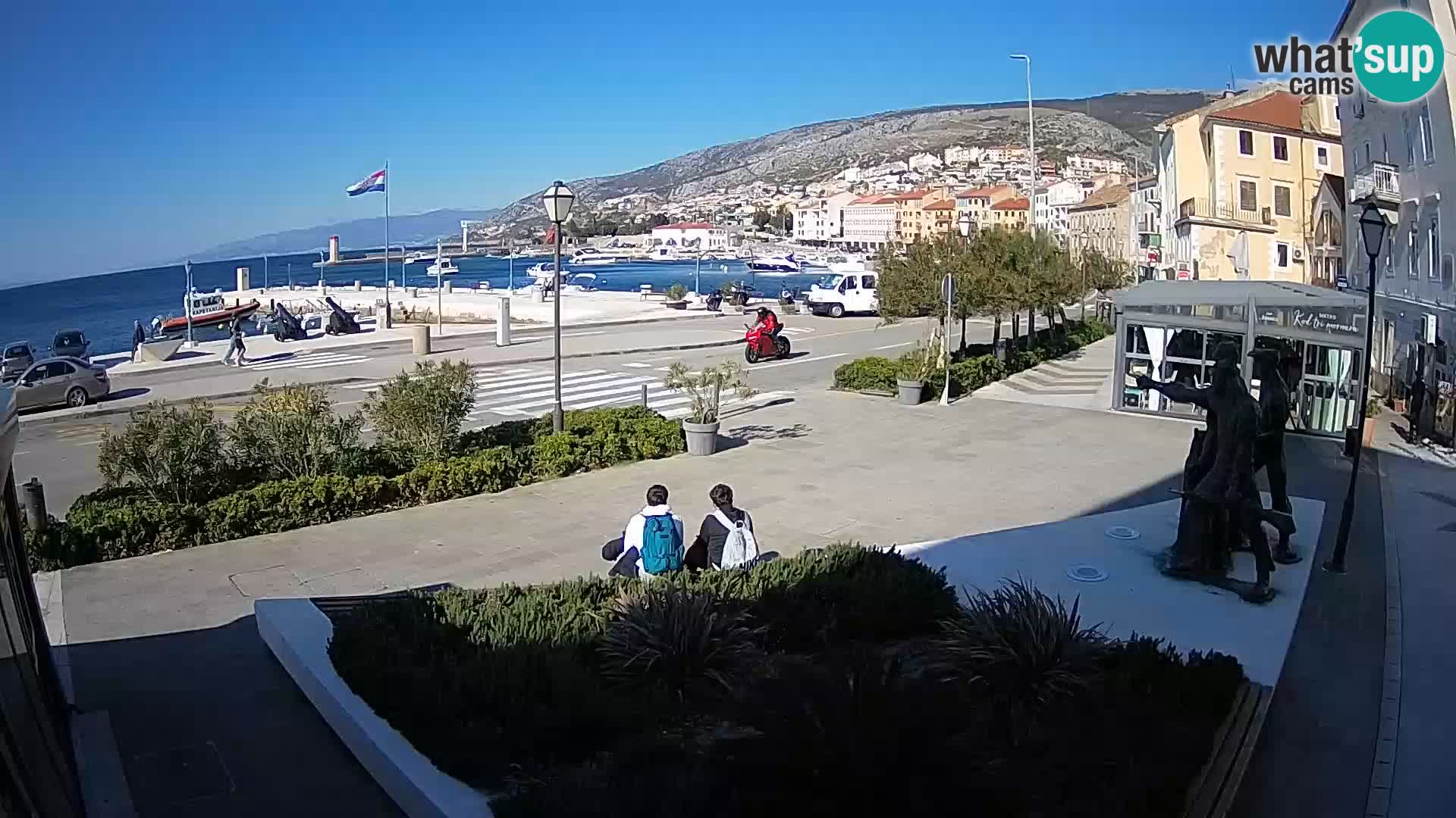 Webcam en vivo Senj riva – paseo marítimo