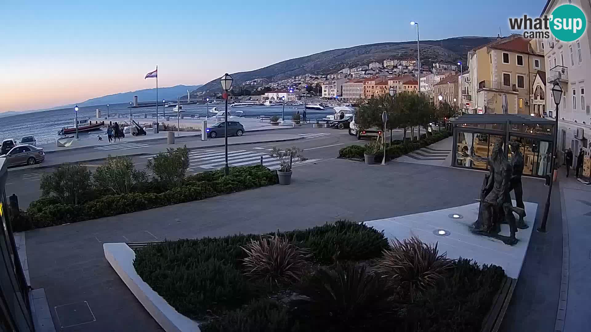 Live webcam Senj riva – fronte mare