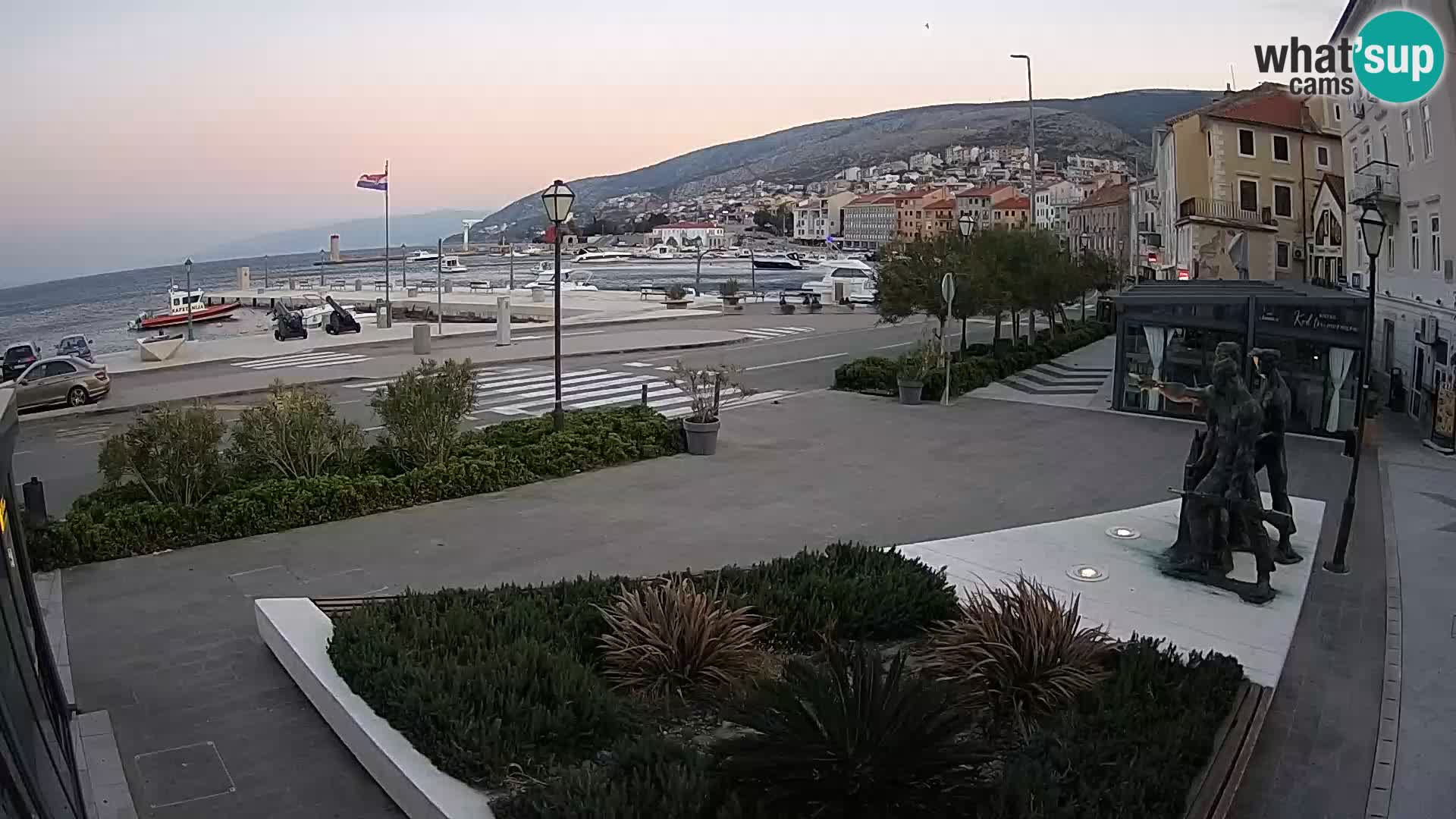 Live webcam Senj riva – seafront – Croatia