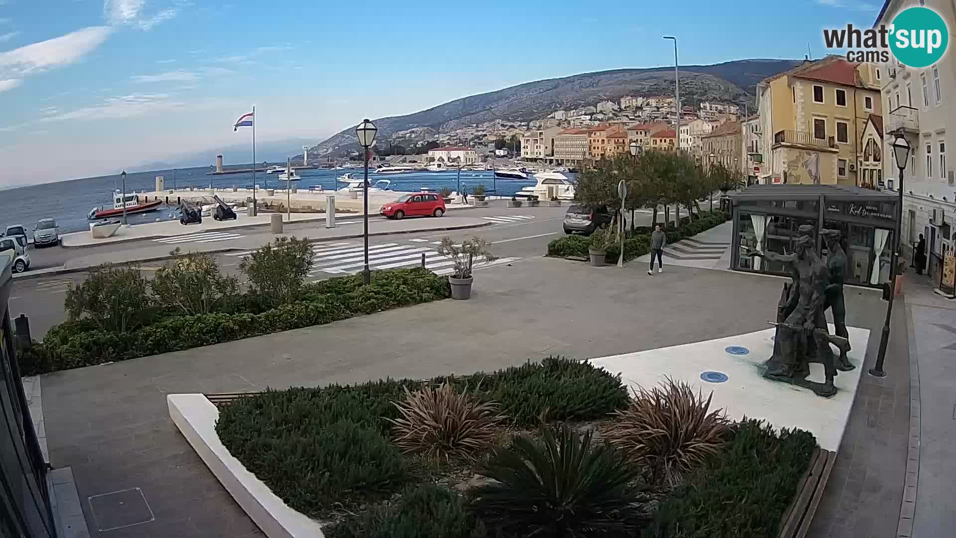 Spletna kamera v živo Senj riva – Hrvaška