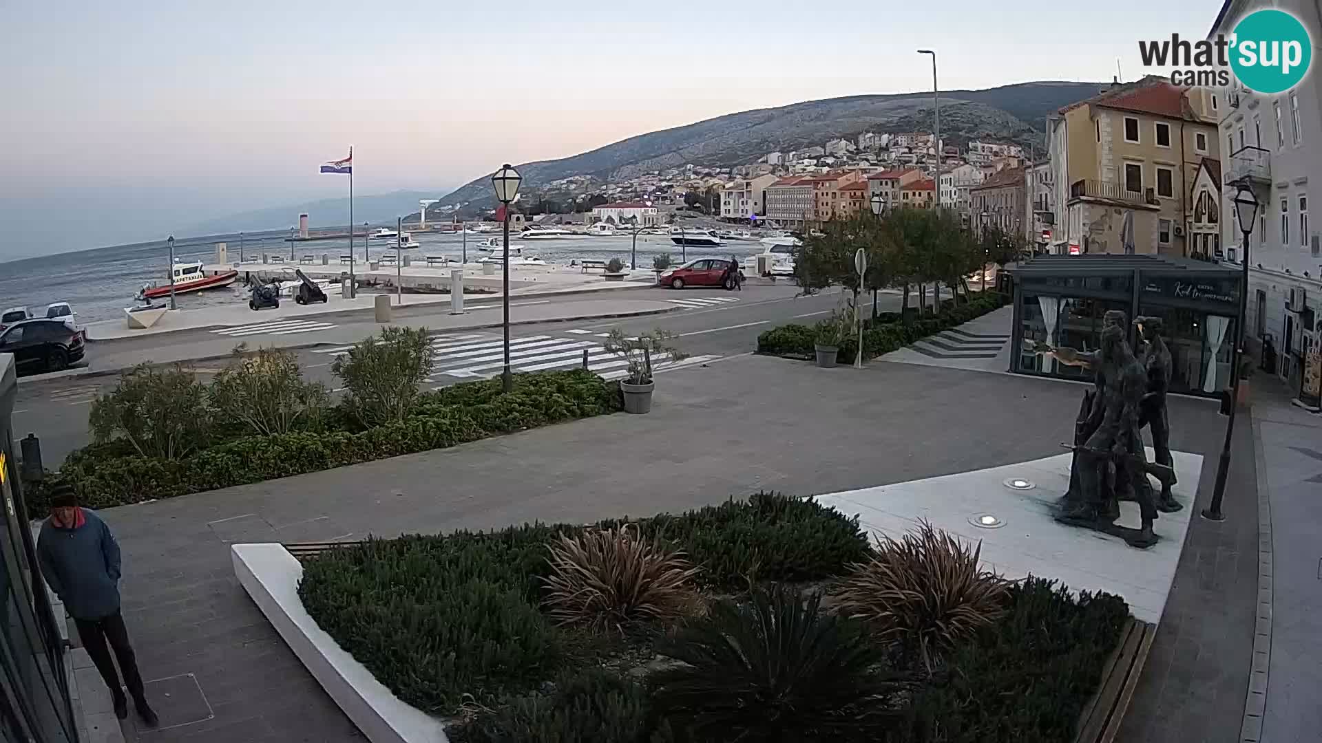 Live webcam Senj riva – fronte mare