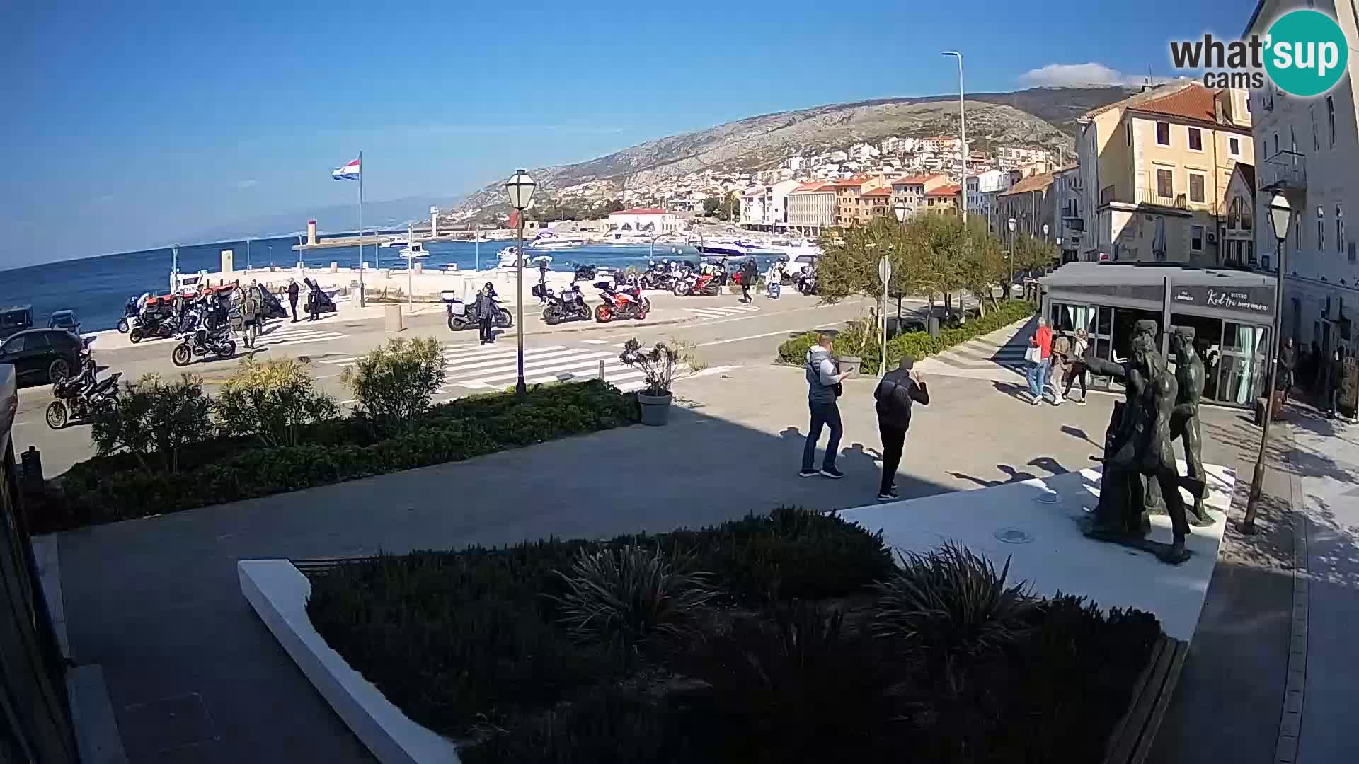 Live webcam Senj riva – seafront – Croatia