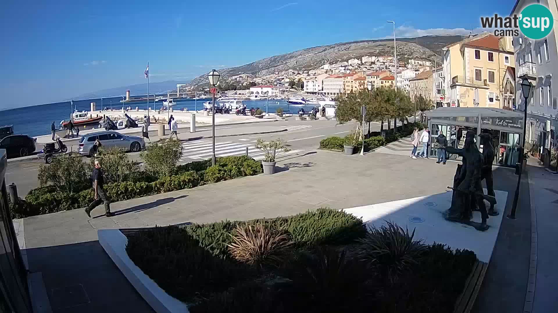Live webcam Senj riva – seafront – Croatia