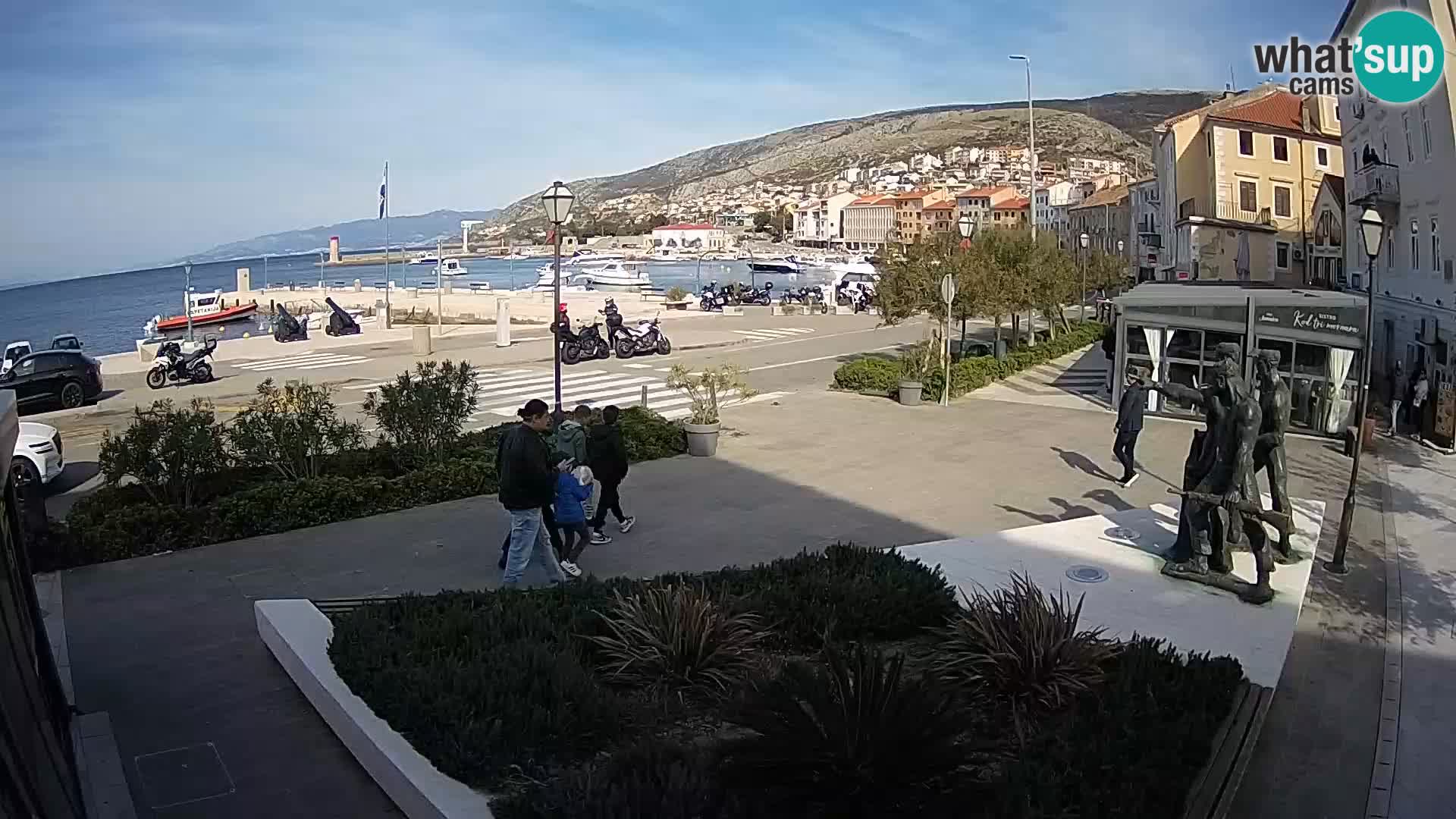 Live-Webcam Senj Riva – direkt am Meer – Kroatien