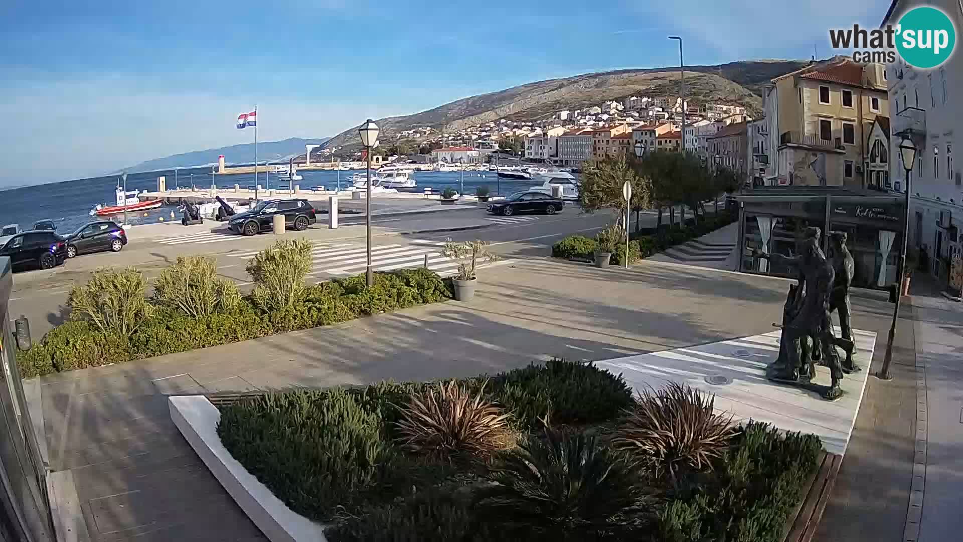 Live-Webcam Senj Riva – direkt am Meer – Kroatien
