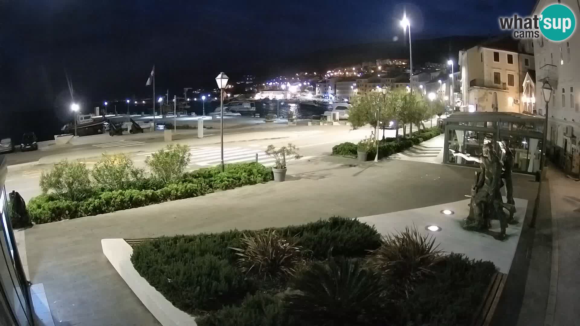 Live webcam Senj riva – fronte mare