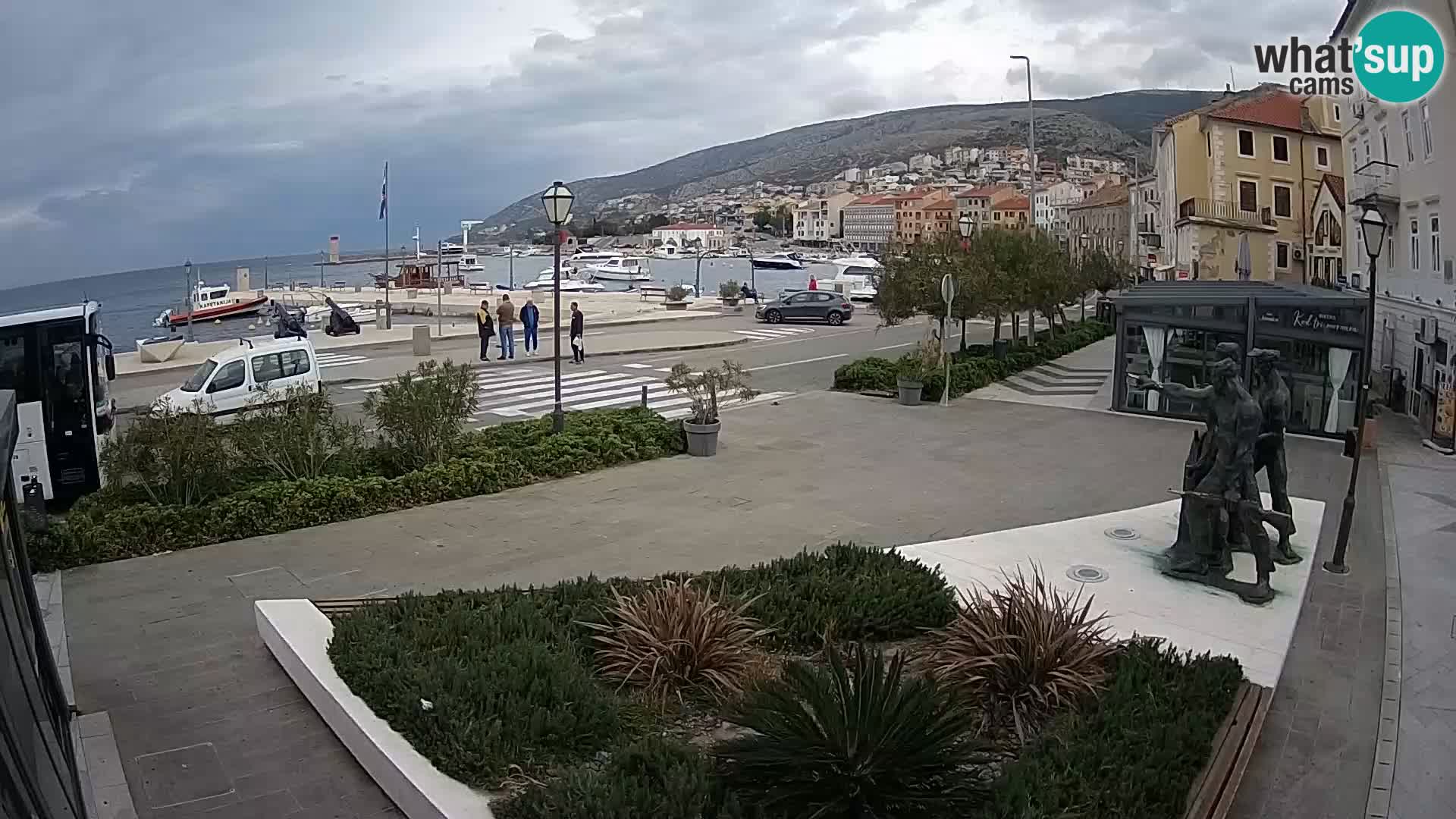 Live webcam Senj riva – seafront – Croatia