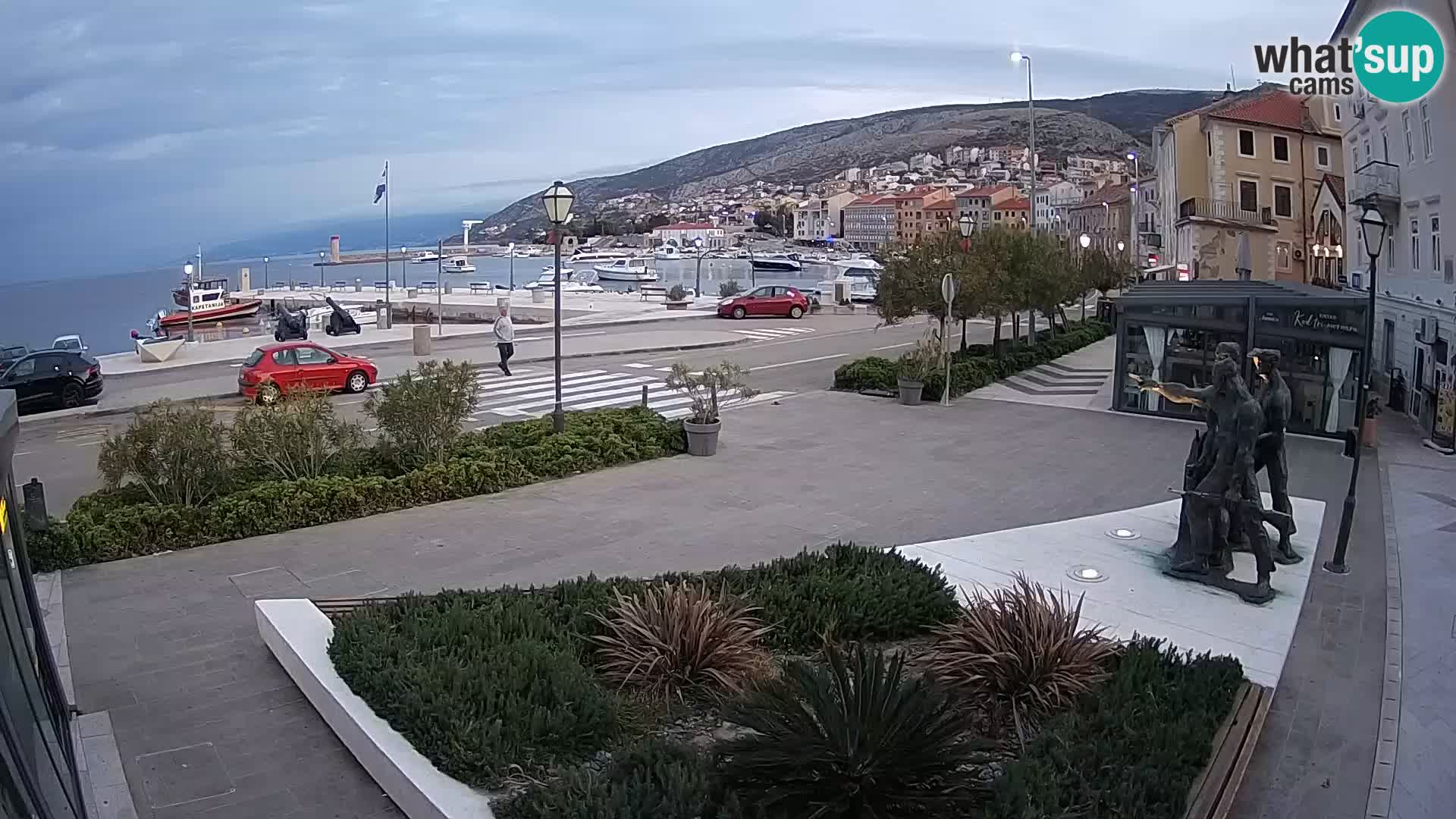 Live-Webcam Senj Riva – direkt am Meer – Kroatien