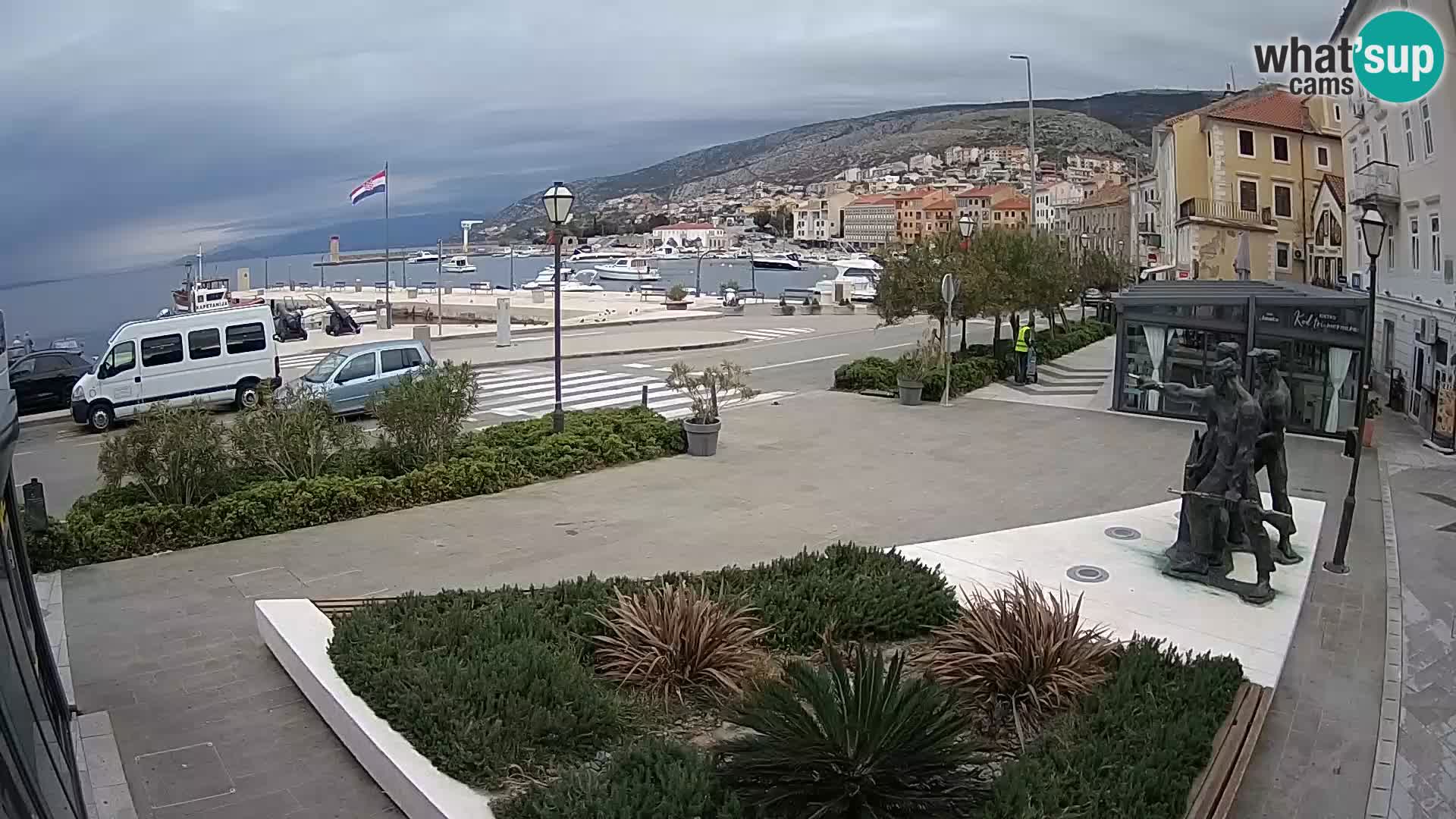 Live-Webcam Senj Riva – direkt am Meer – Kroatien