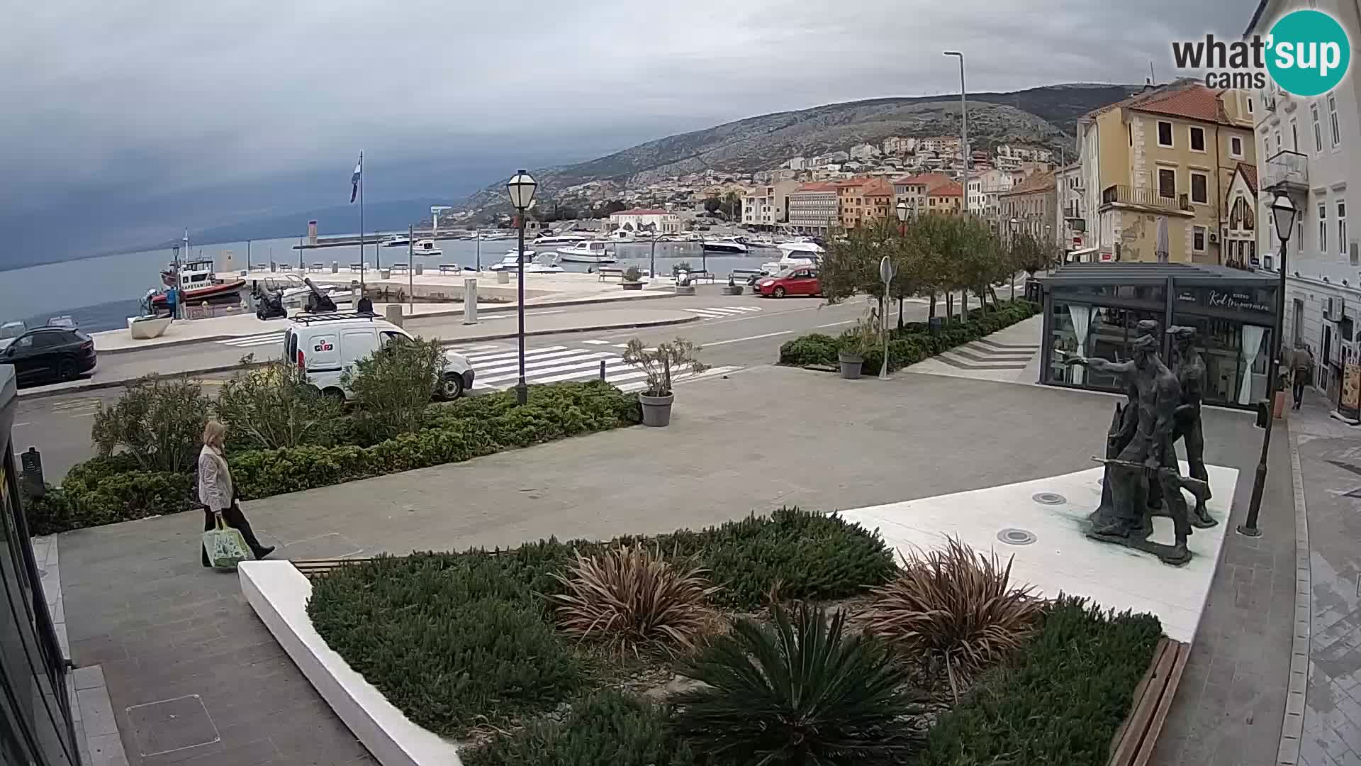 Live-Webcam Senj Riva – direkt am Meer – Kroatien