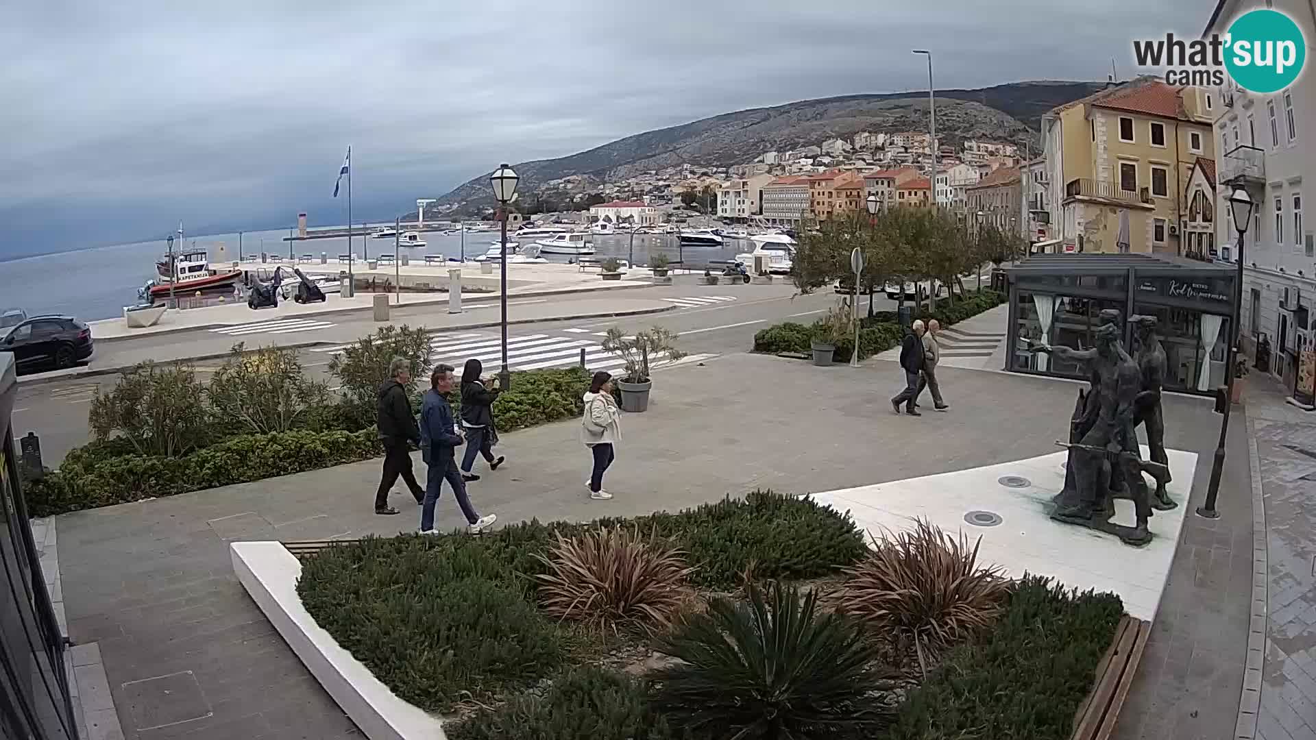 Live-Webcam Senj Riva – direkt am Meer – Kroatien