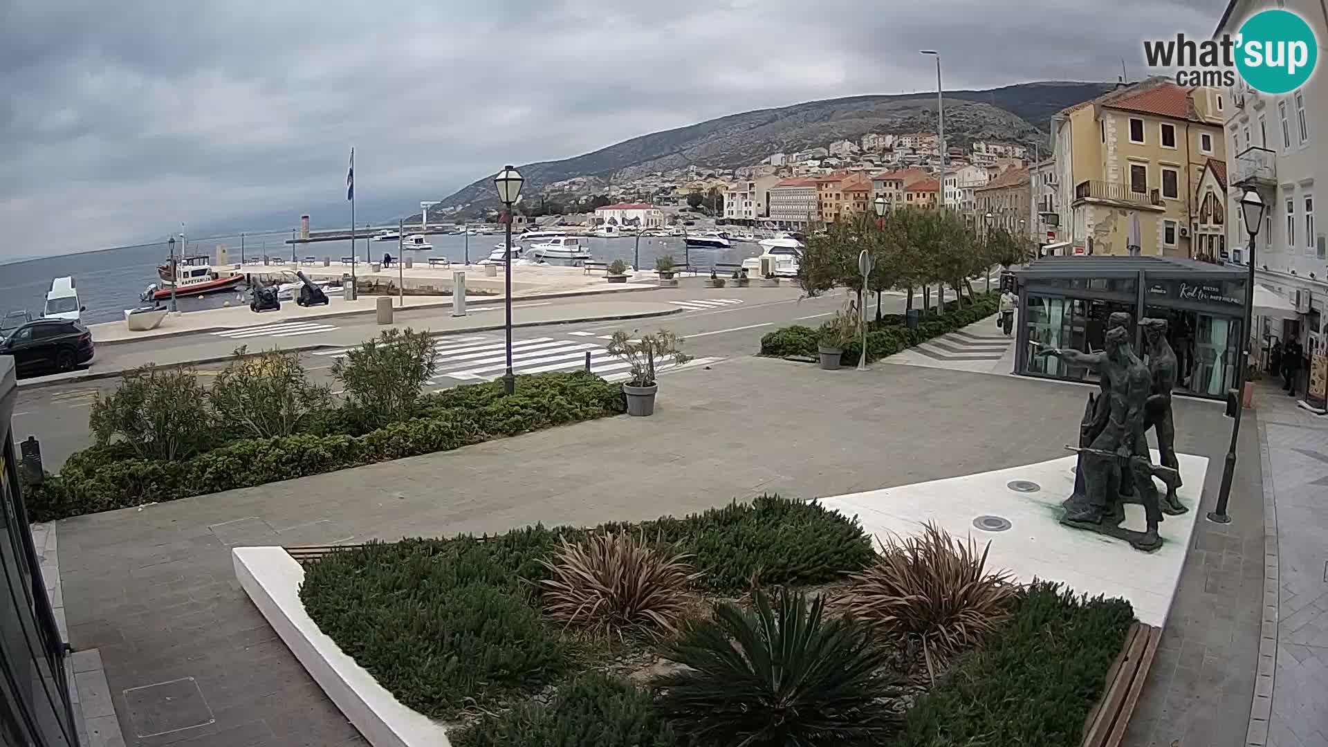 Live-Webcam Senj Riva – direkt am Meer – Kroatien