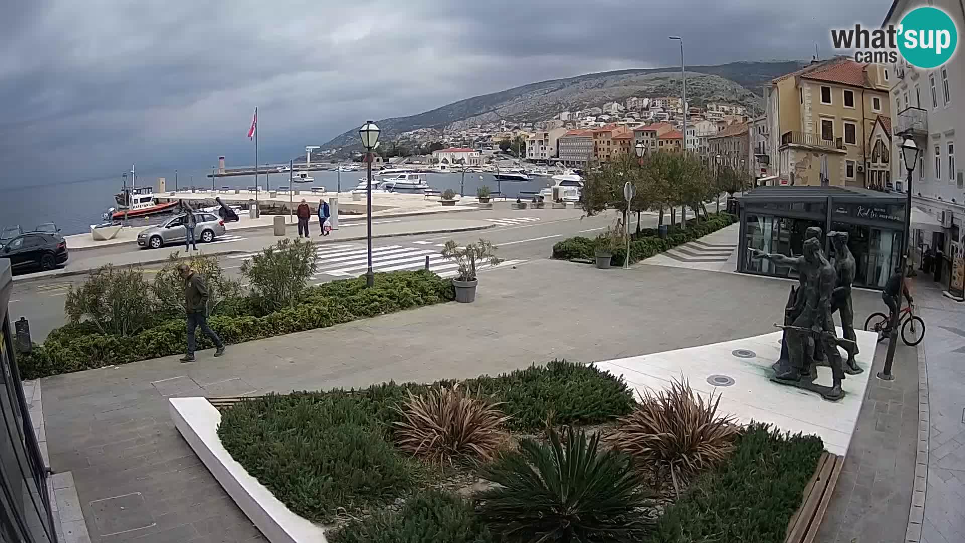 Live webcam Senj riva – fronte mare