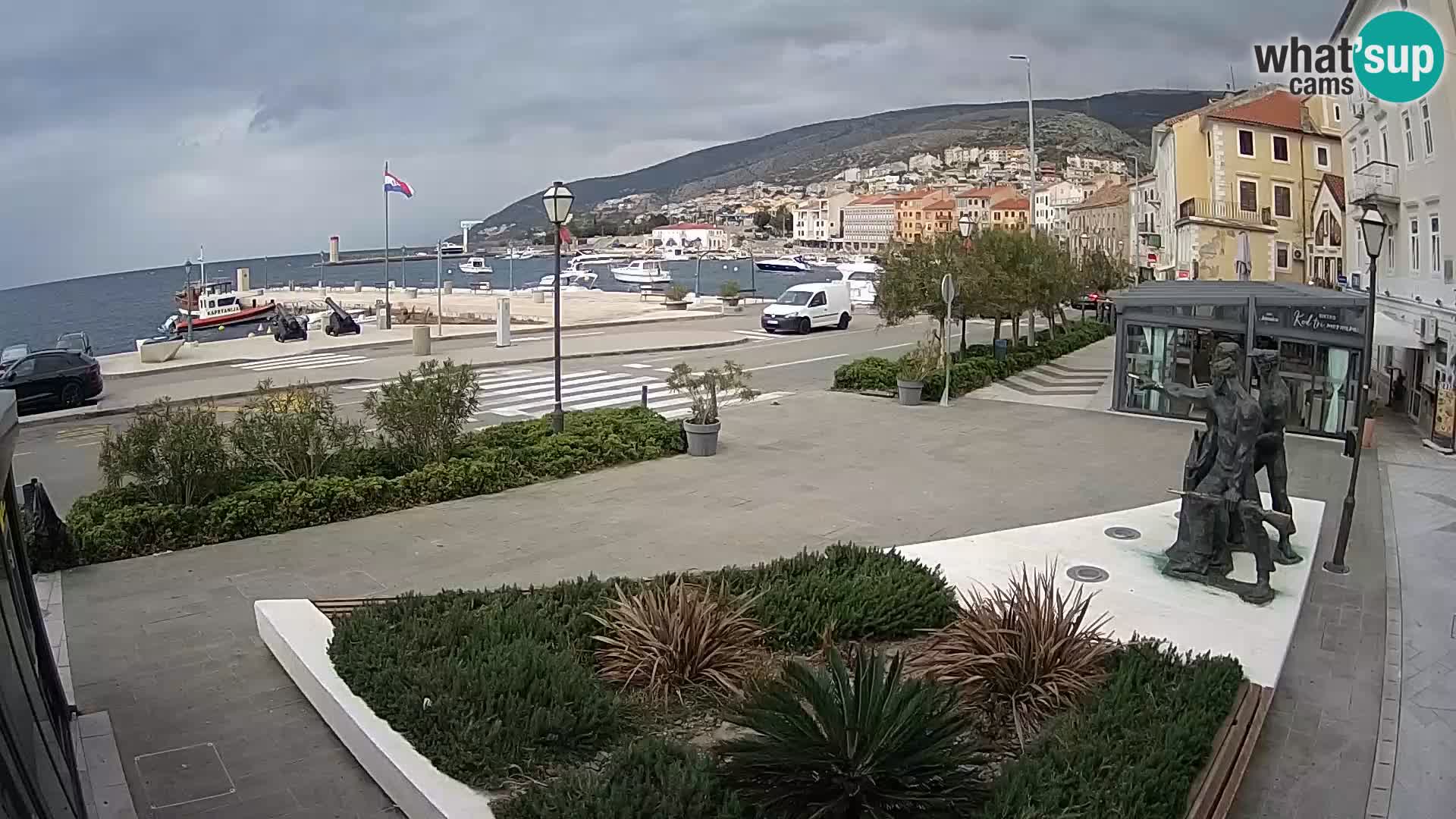 Live webcam Senj riva – fronte mare