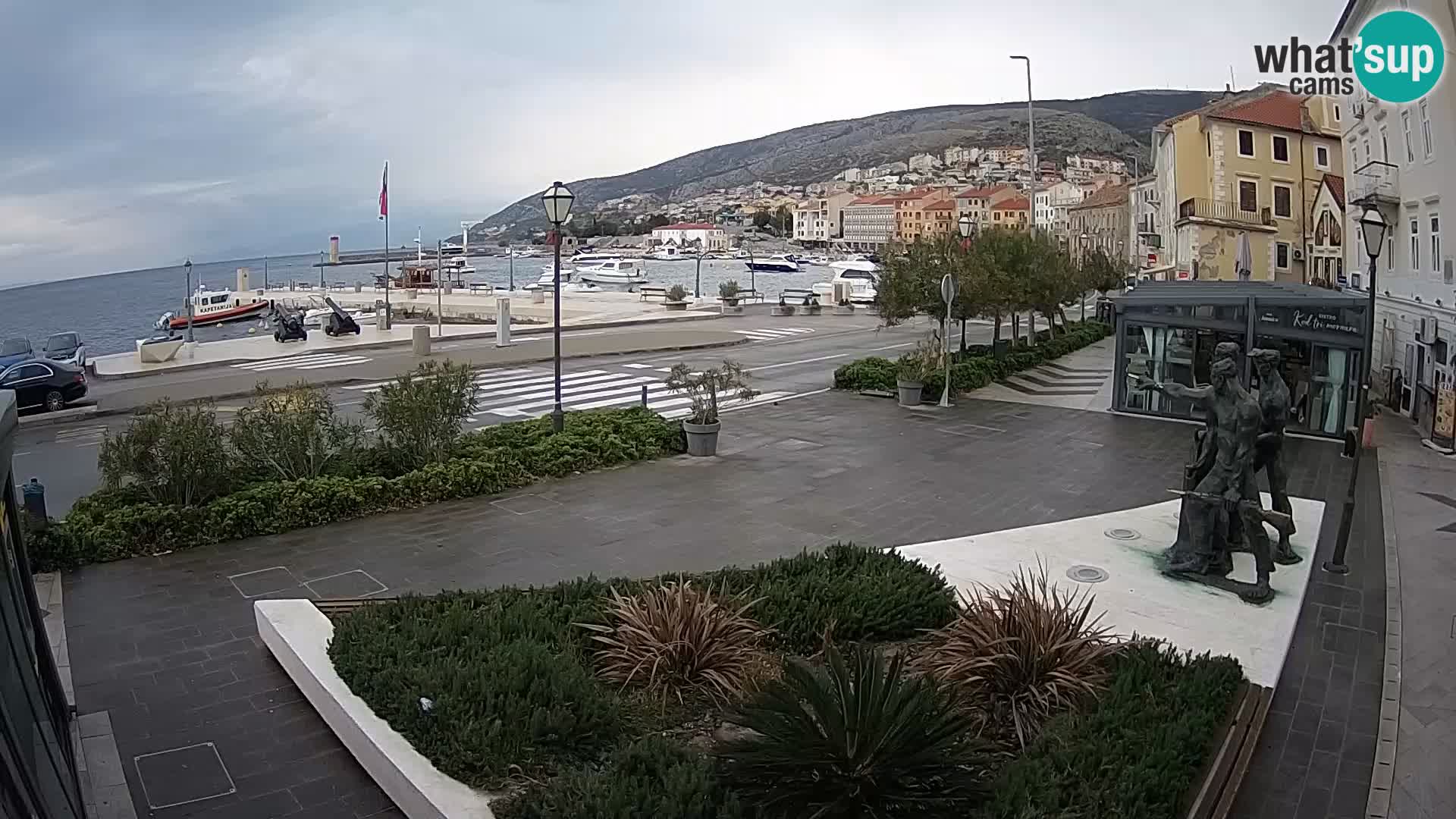 Live webcam Senj riva – seafront – Croatia