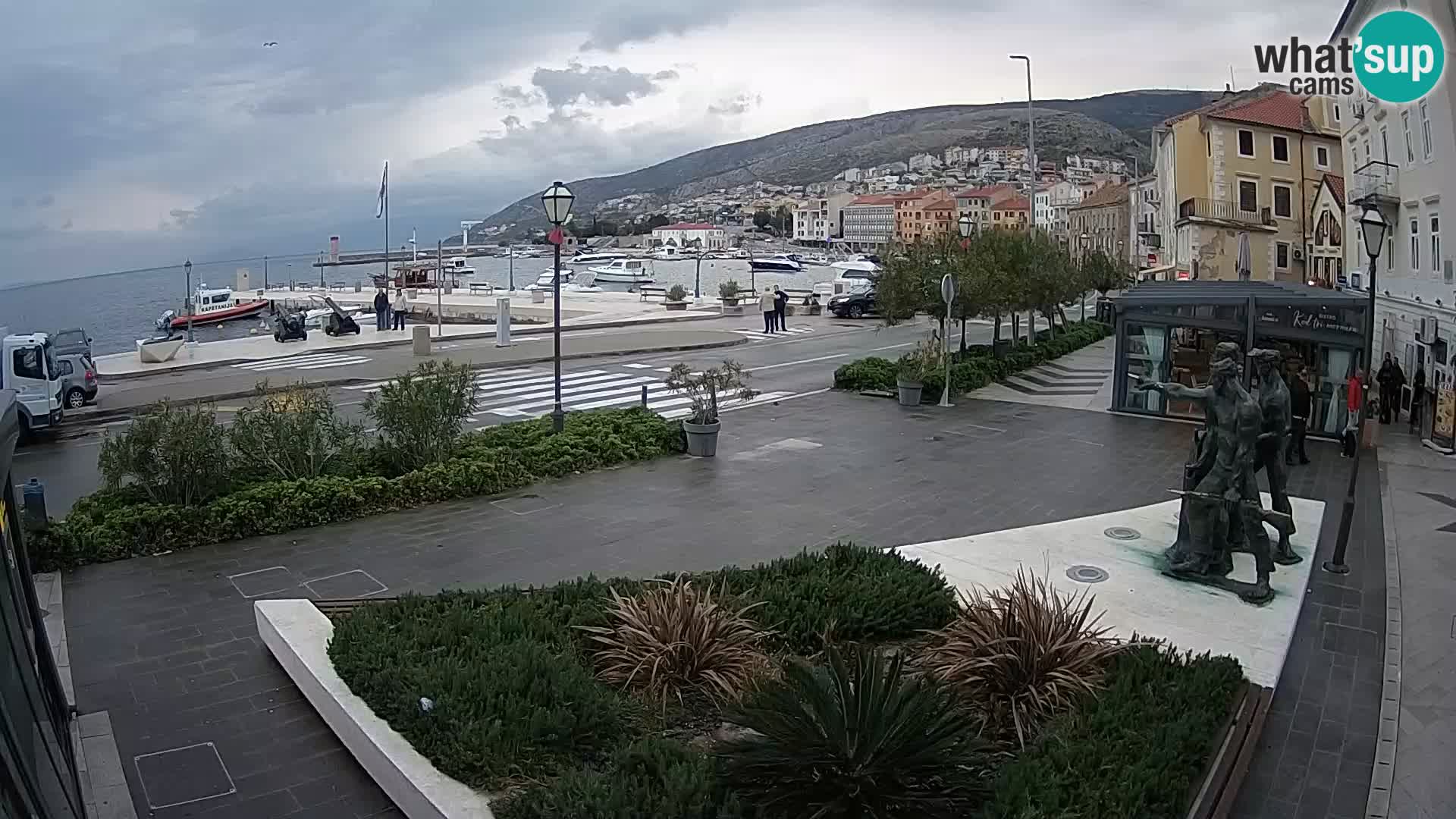 Live webcam Senj riva – seafront – Croatia