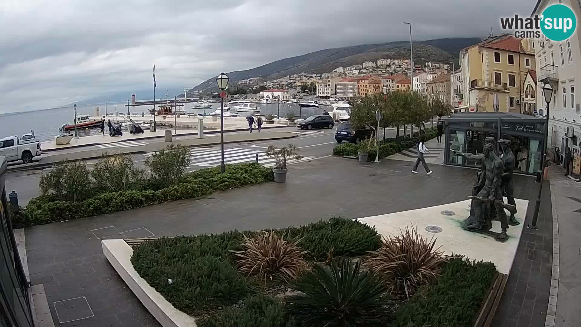 Live-Webcam Senj Riva – direkt am Meer – Kroatien