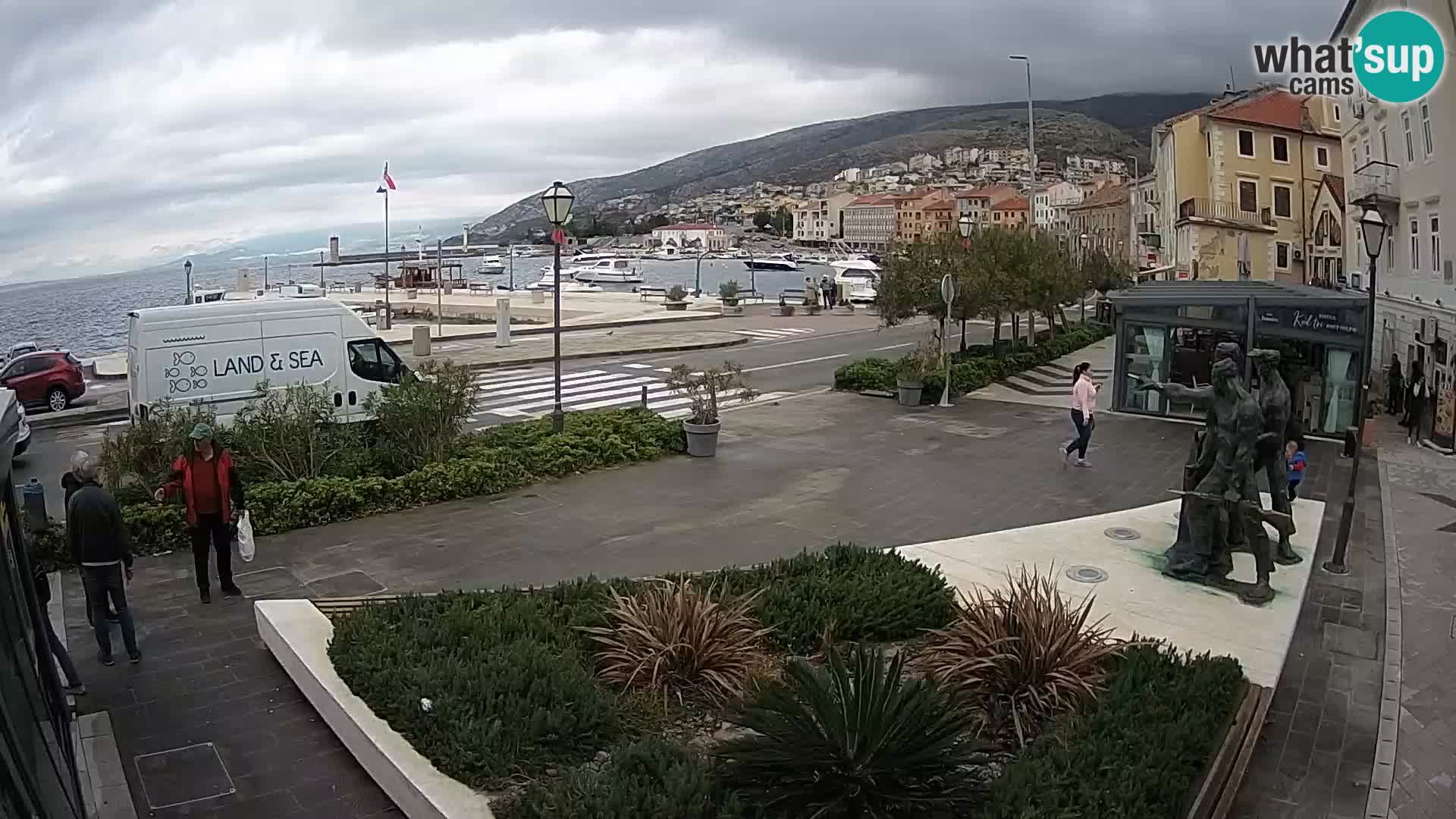 Live webcam Senj riva – seafront – Croatia