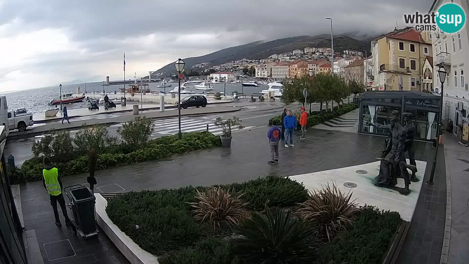 Live webcam Senj riva – seafront – Croatia