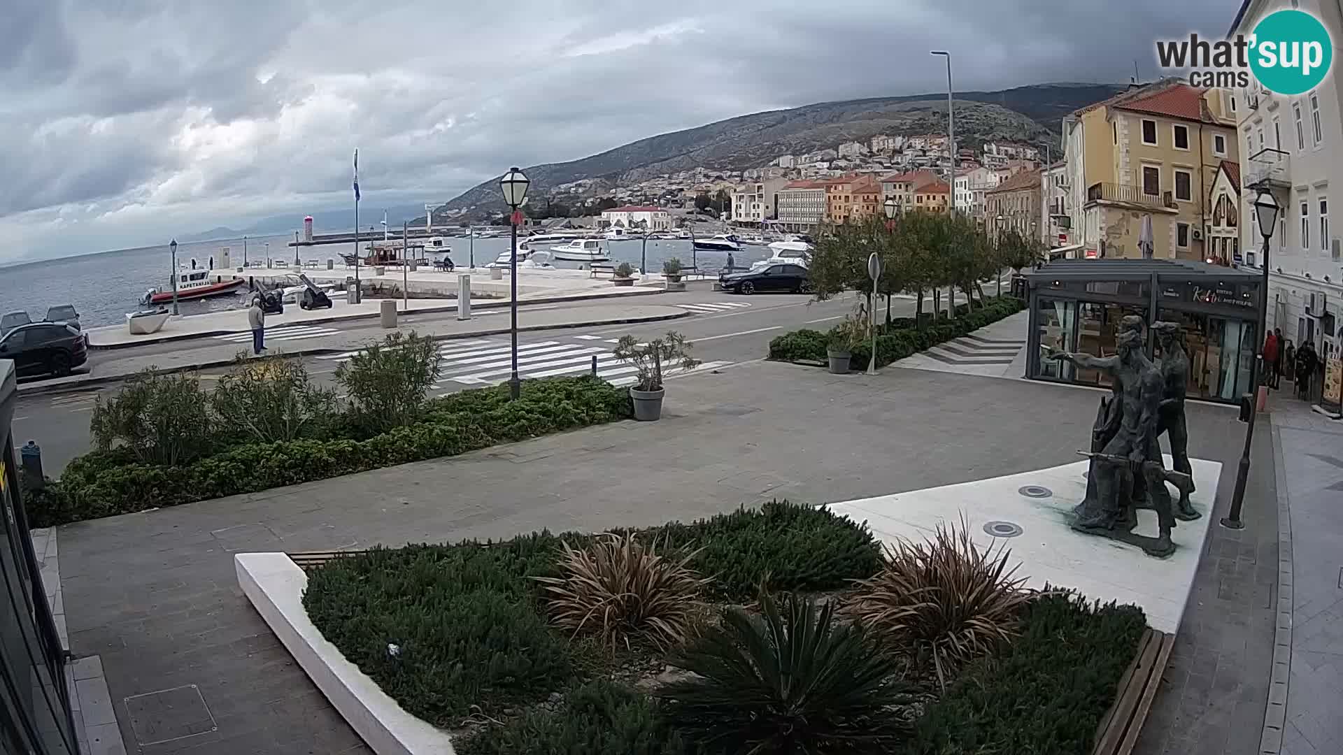 Spletna kamera v živo Senj riva – Hrvaška
