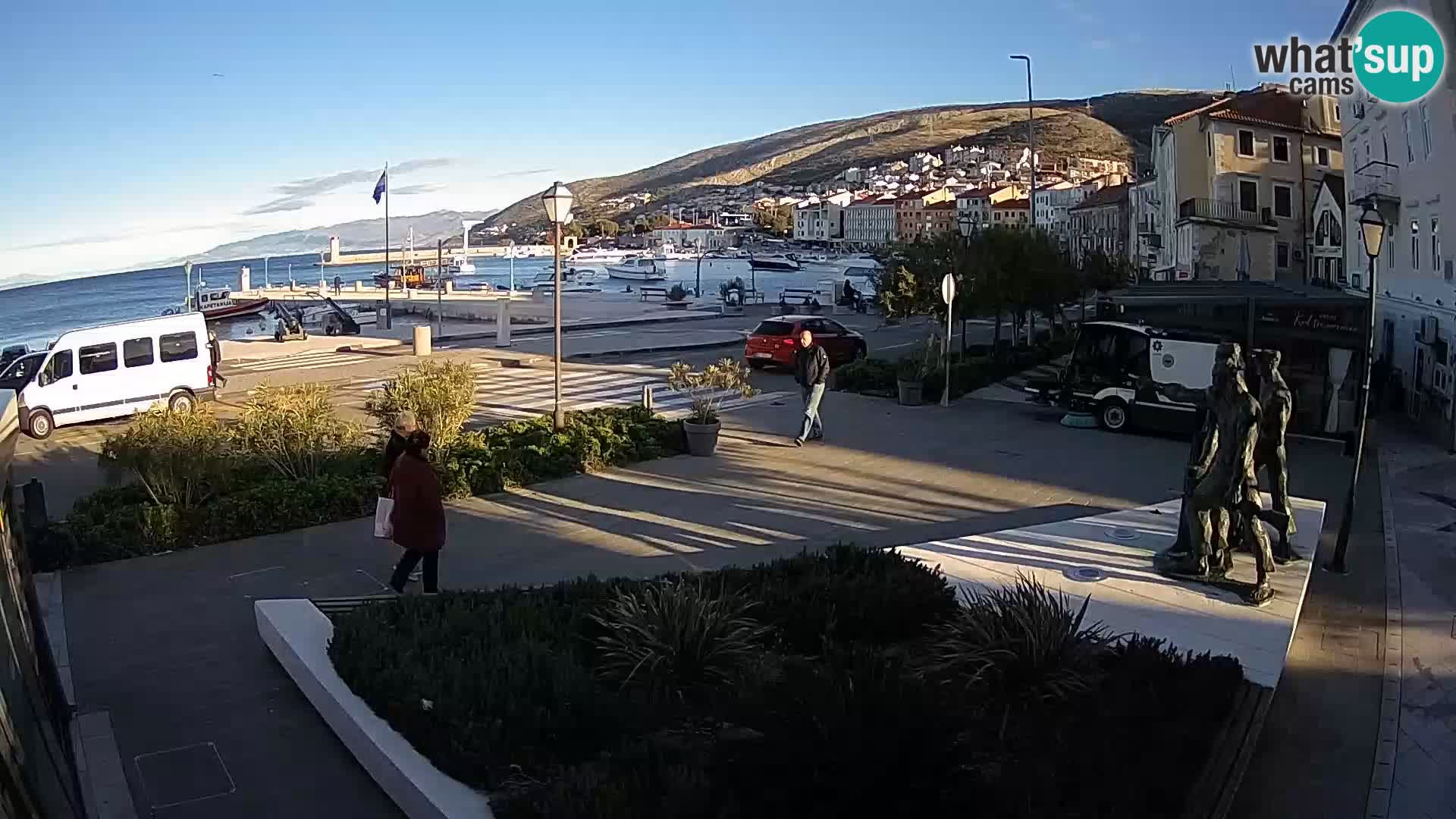 Live webcam Senj riva – seafront – Croatia