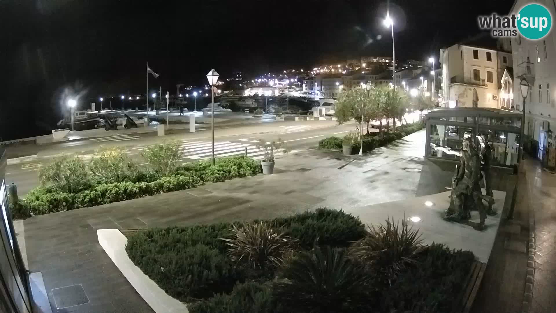 Live webcam Senj riva – seafront – Croatia