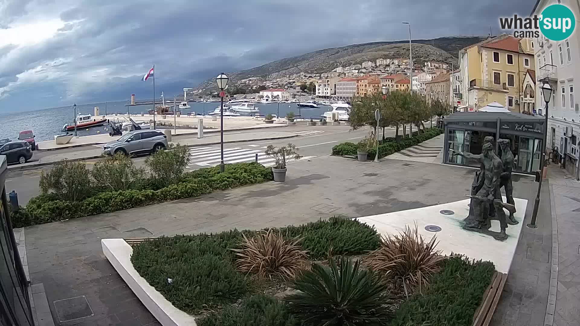 Live webcam Senj riva – fronte mare