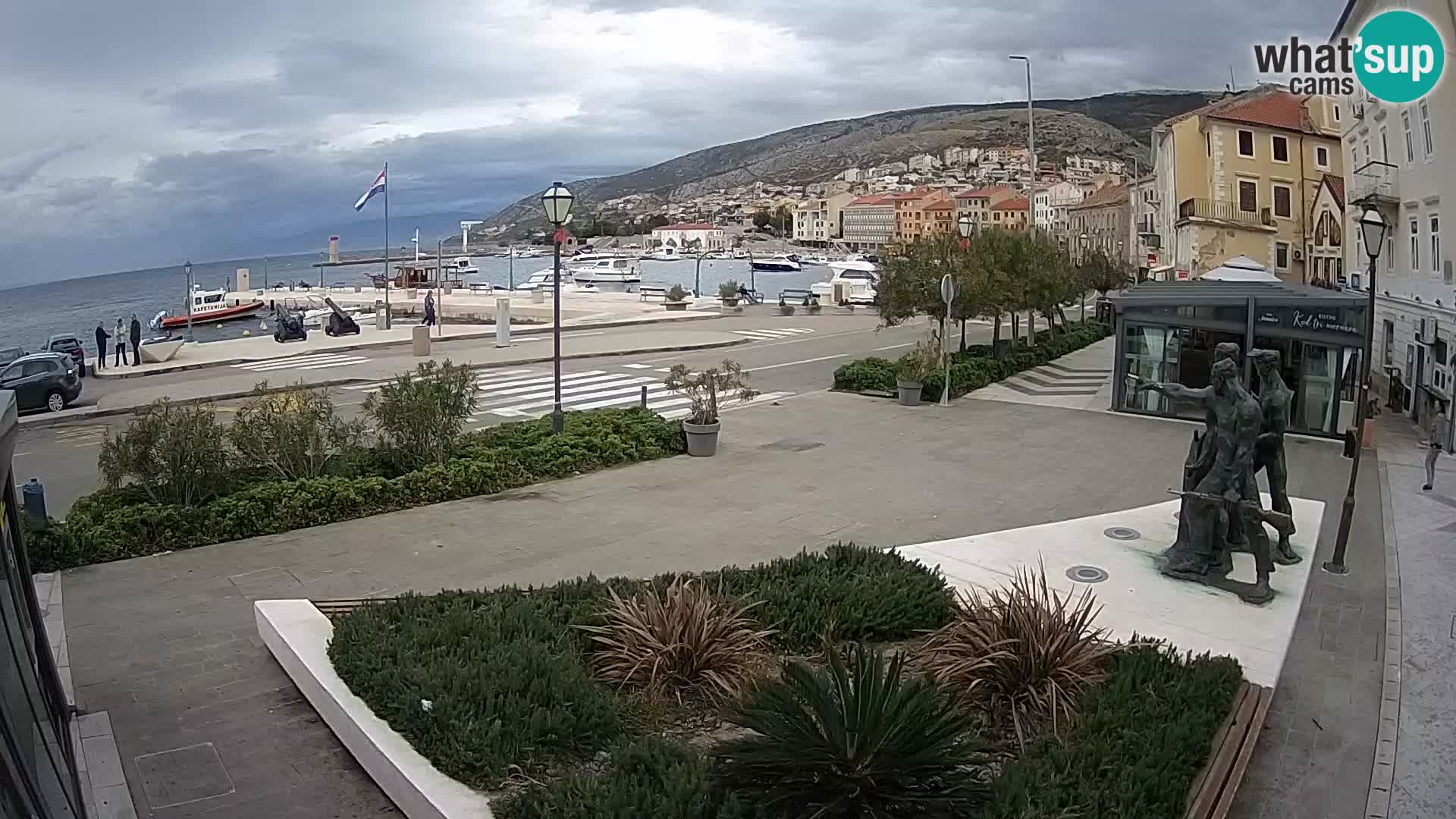 Webcam en vivo Senj riva – paseo marítimo