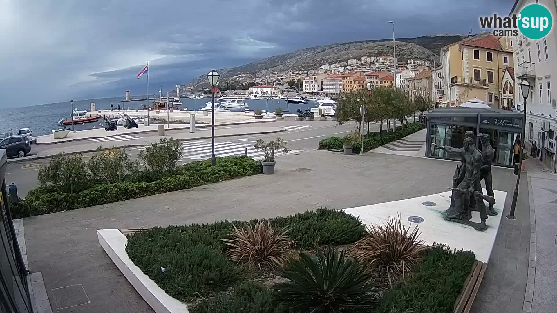 Live webcam Senj riva – seafront – Croatia