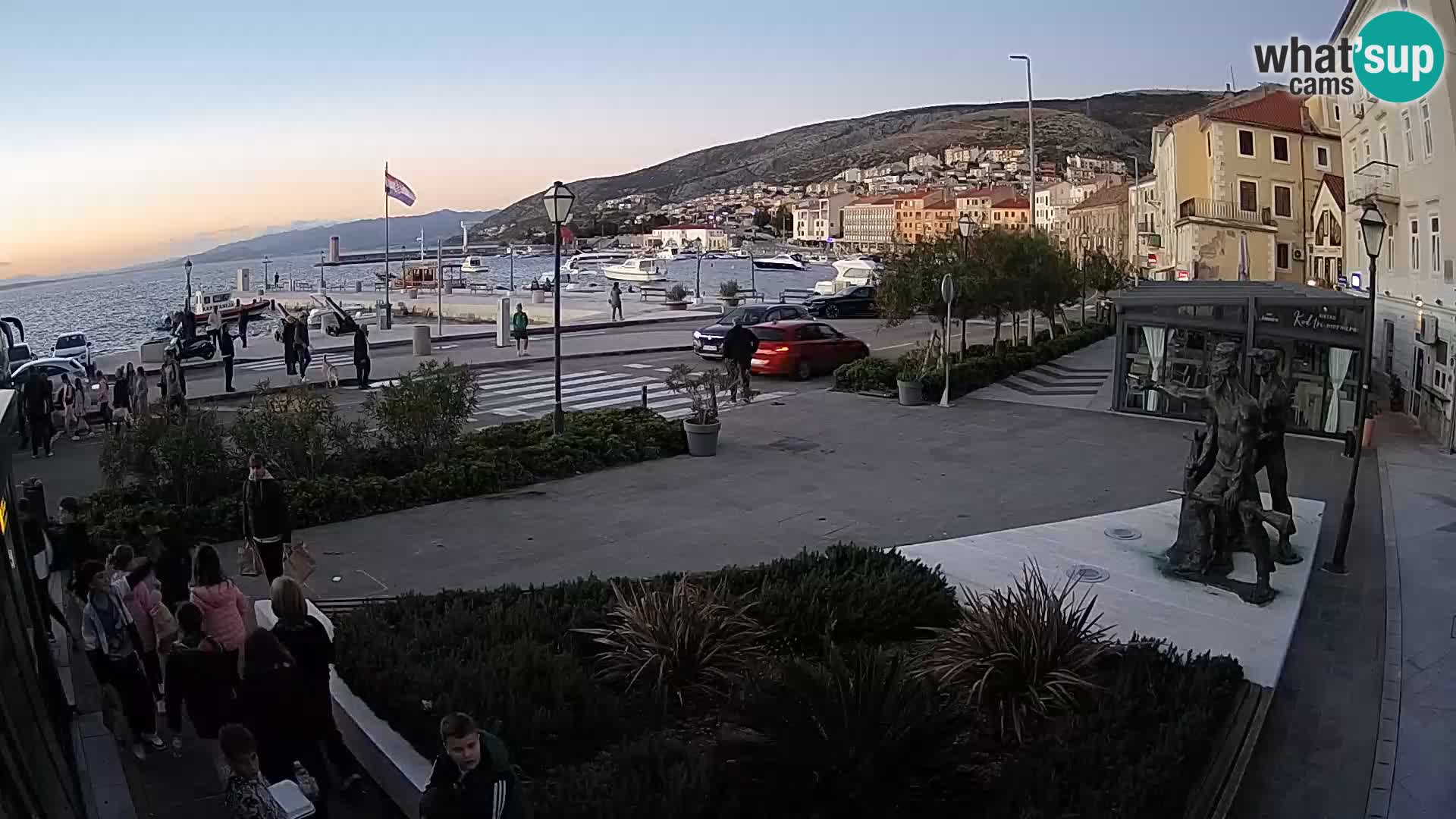 Live-Webcam Senj Riva – direkt am Meer – Kroatien